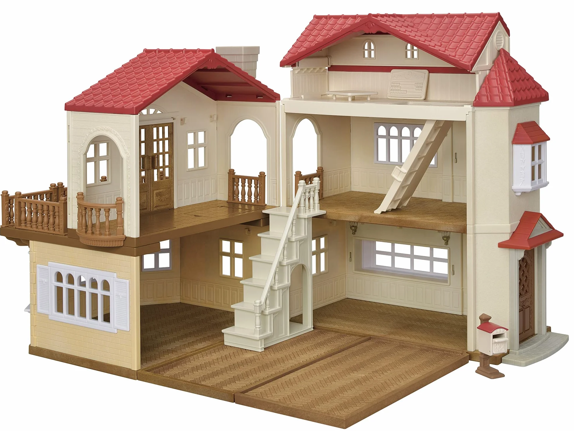 Sylvanian Families 5716 Casa con Luces - el ático secreto- Casa de Muñecas