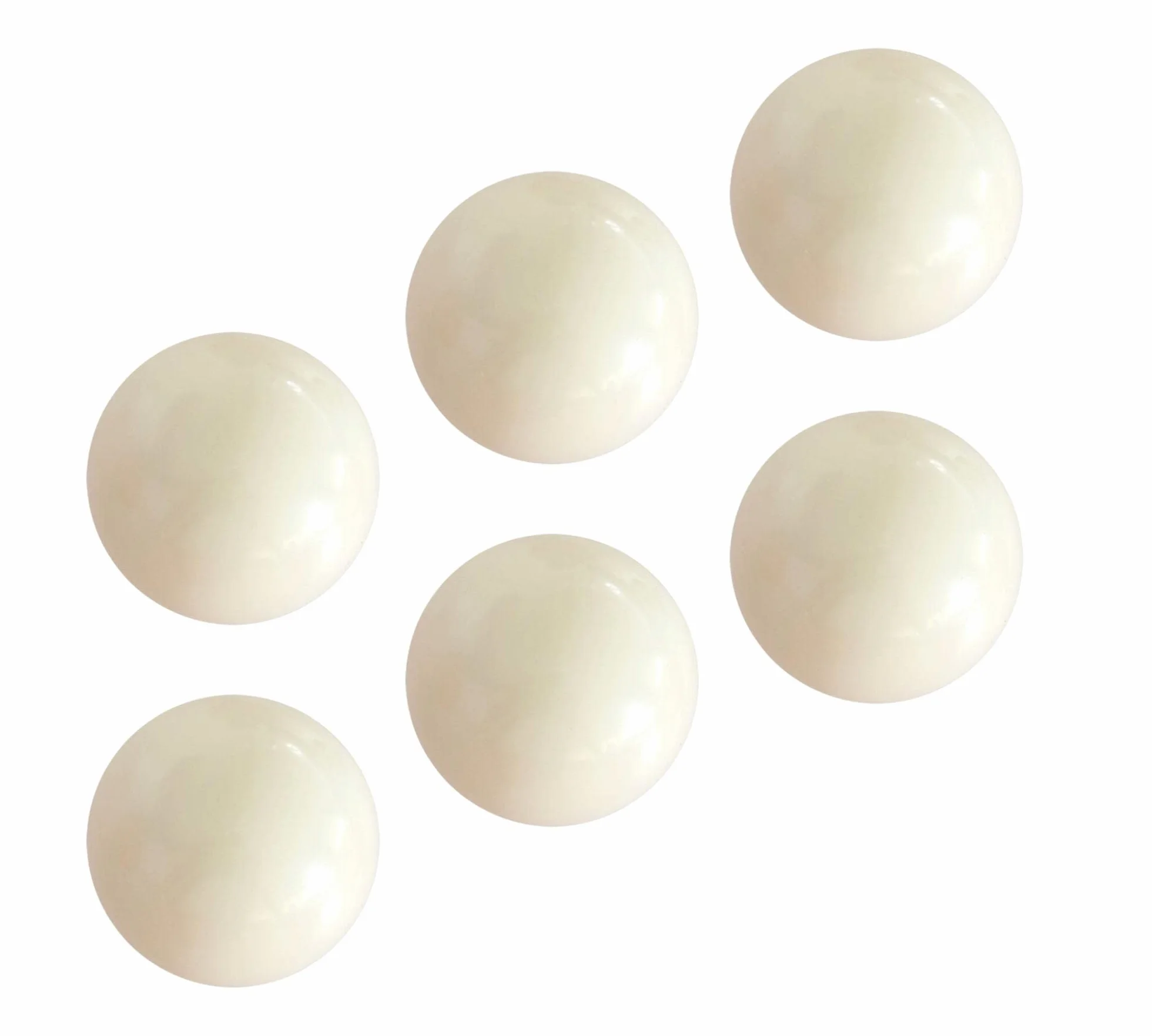DOJA Barcelona | Pelotas Futbolin de Resina 34mm | Blanca | Bolas para Futbolin Duras | Bolas Profesional Bar, Sala Juegos | Apto para Adultos Aficionados y Profesionales