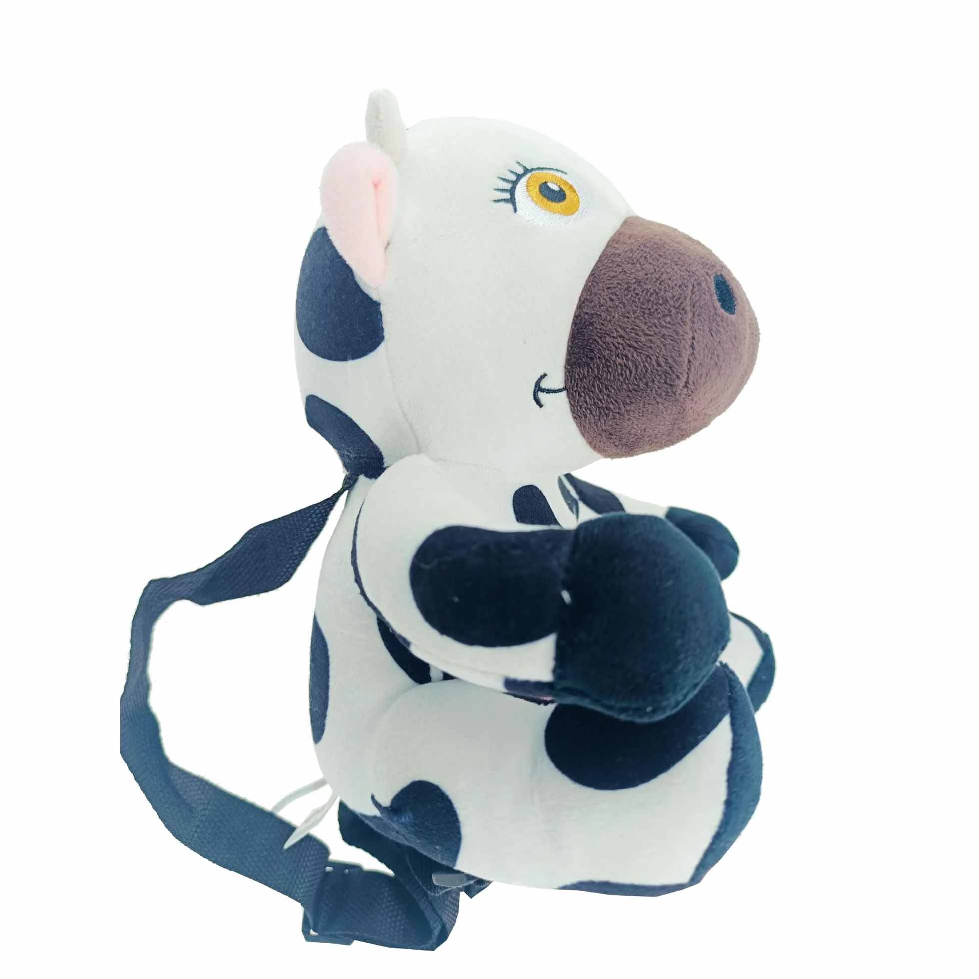 Vaca Lola con micrófono. La Granja de Zenón (Reig4936)