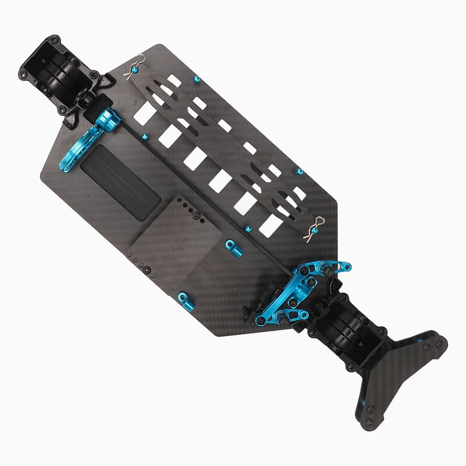 Chasis de Coche RC, Chasis de Fibra de Carbono de Coche RC de Repuesto para TT02B