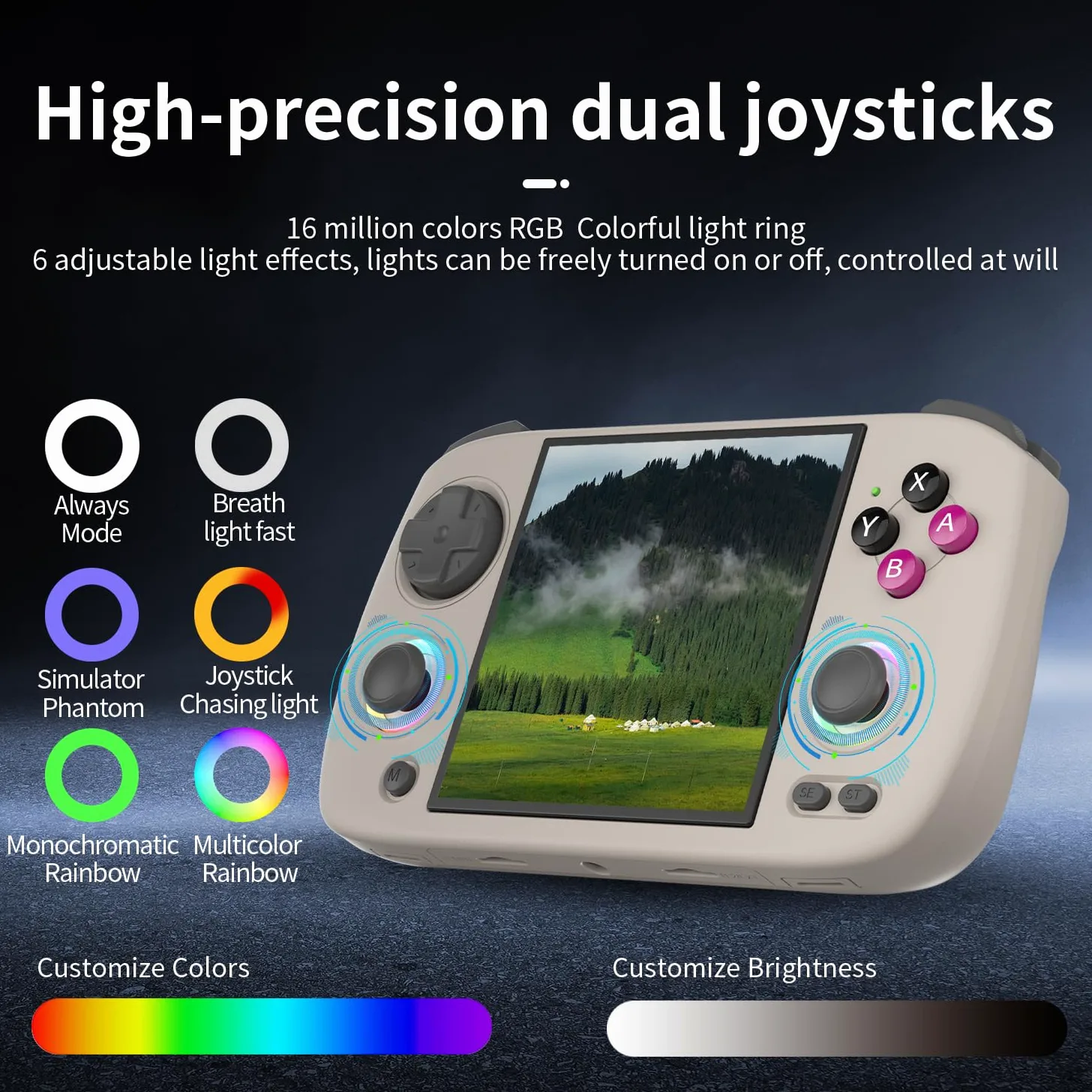 Anbernic RG CubeXX - Consola de juegos portátil RGCube XX, pantalla IPS de 3.95 pulgadas, sistema Linux integrado, tarjeta TF de 64 G precargada, 5035 juegos, batería de 3800 mAh, RGCubexx, compatible