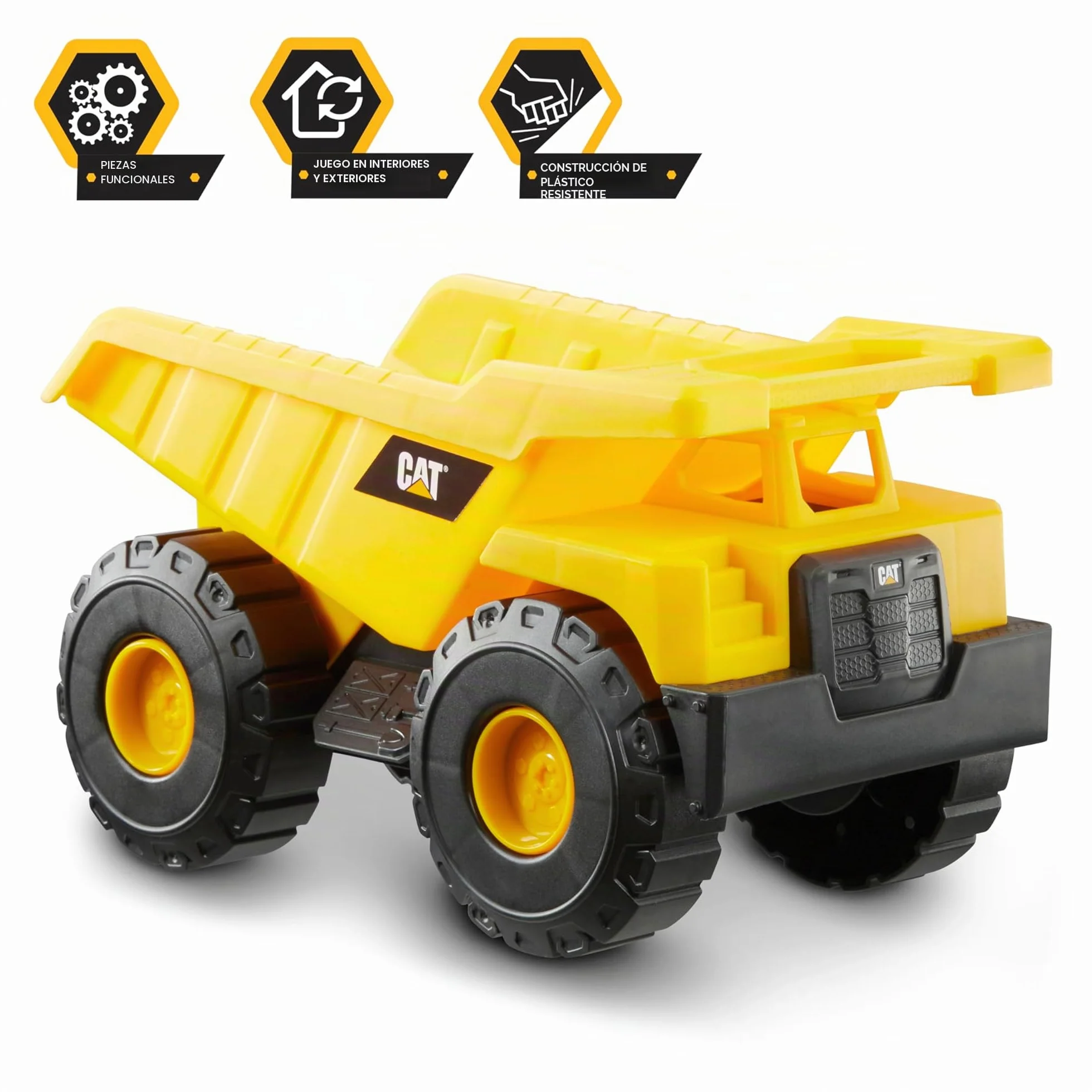 CatToysOfficial Set de Vehículos de Construcción de Juguete | Camión Volquete, Pala Cargadora, Excavadora | Partes Articuladas | Cat Toy Regalos y Juguetes para Niños de 3 Años o Más