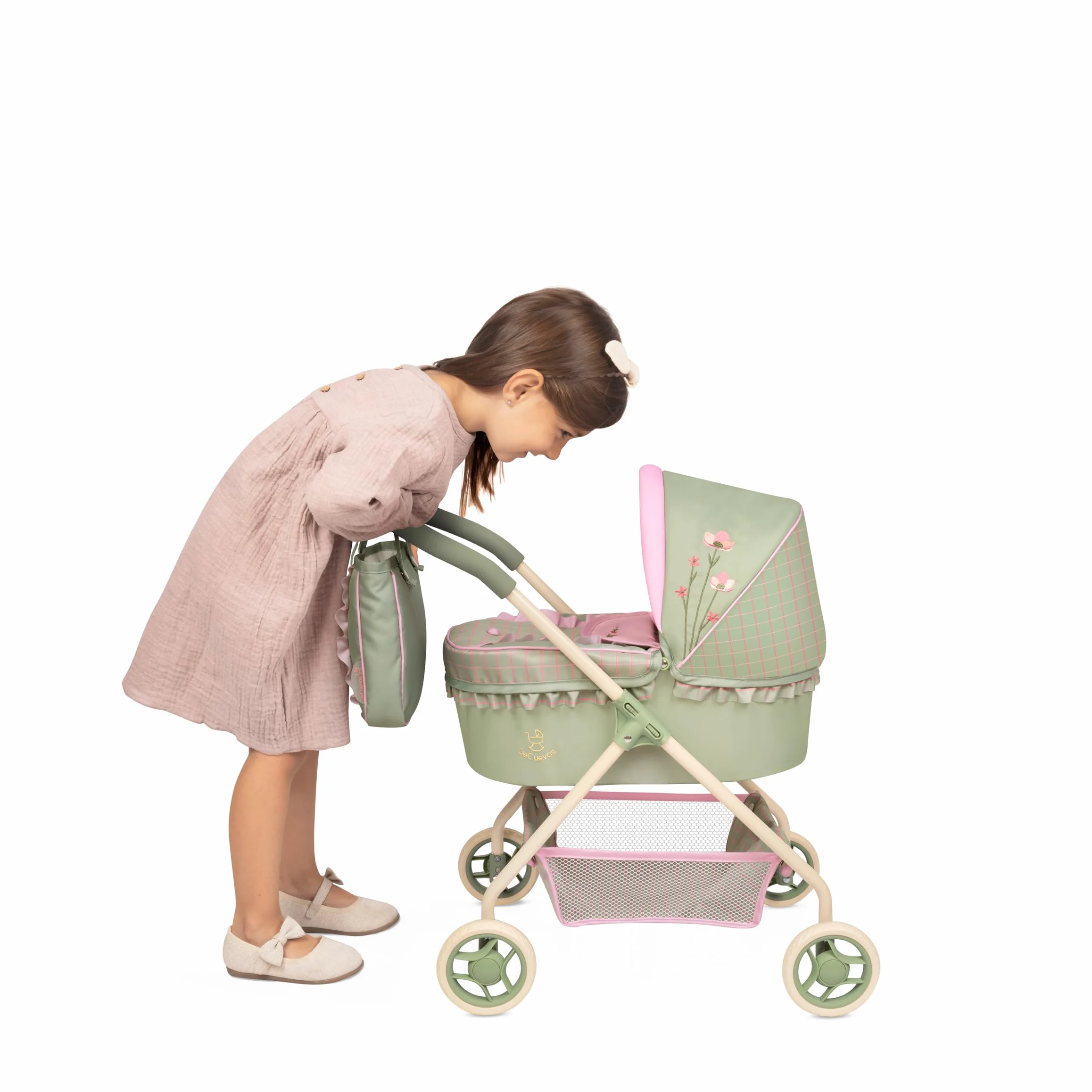 Carro de Muñecas Mi Primer Cochecito con Bolso Botanic DeCuevas