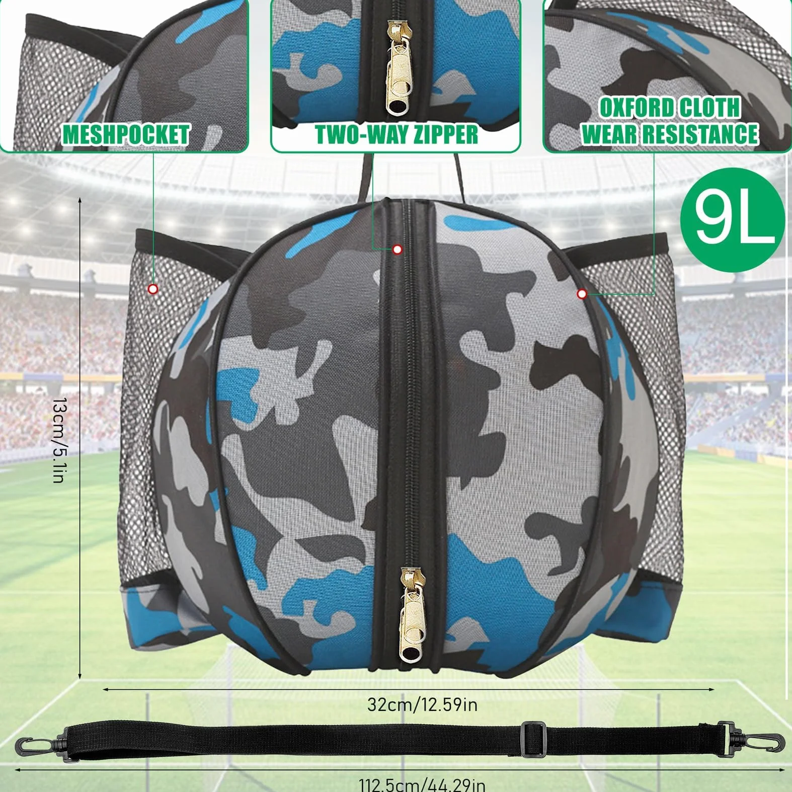 Bolsa Impermeable para Baloncesto, Fútbol y Voleibol