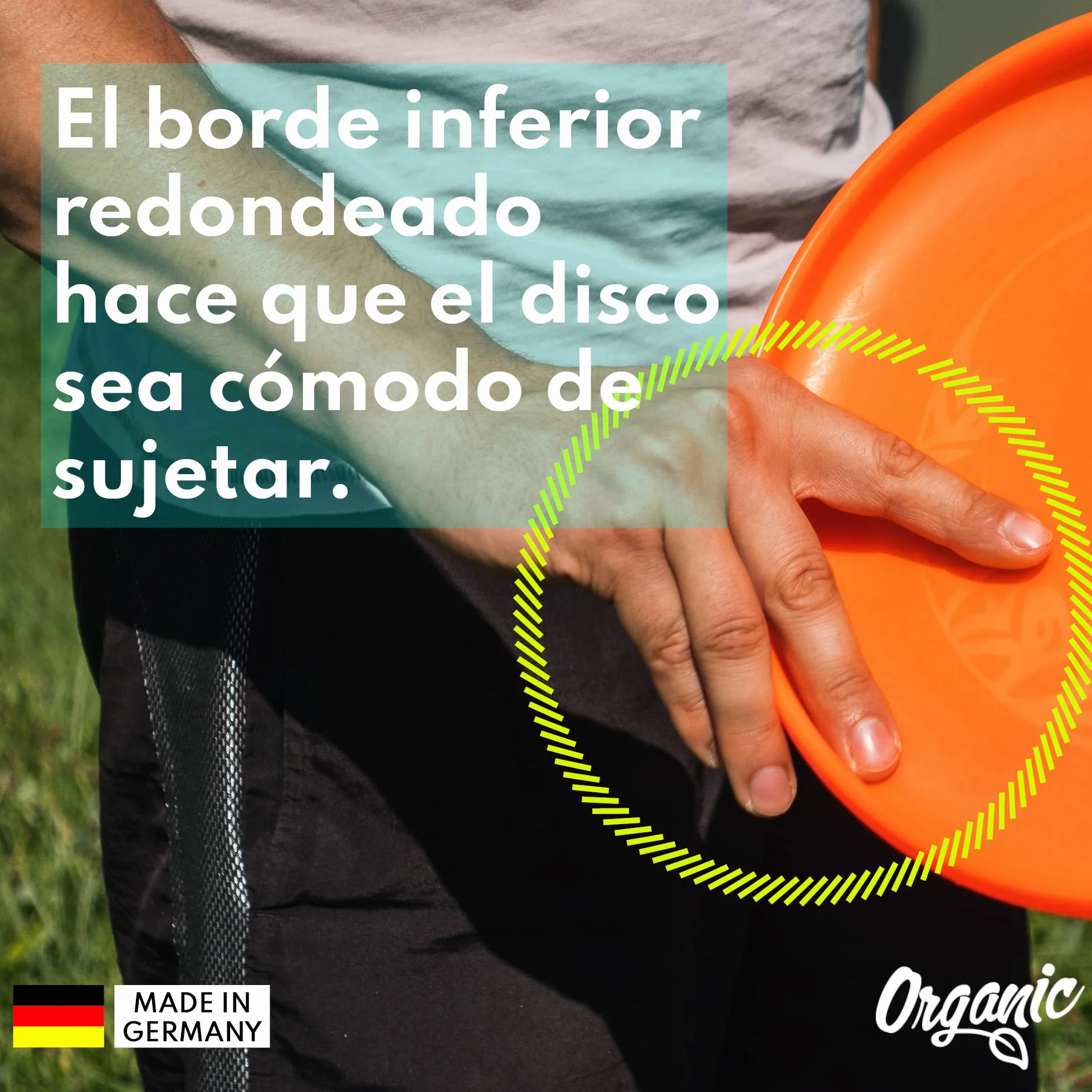 Eurodisc Ultimate Disco de frisbee orgánico 175 g naranja