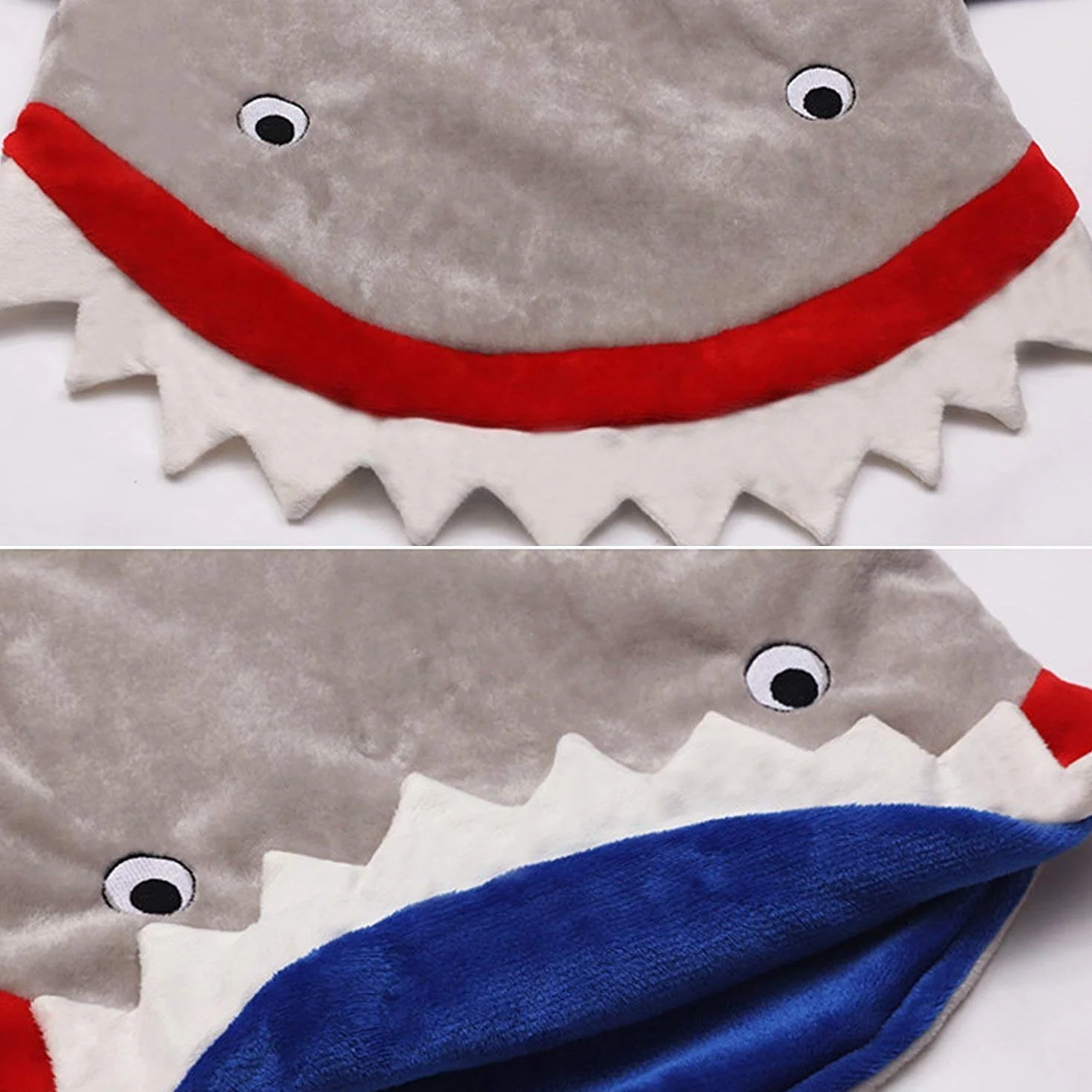 Manta de Cola de tiburón para niños,Sacos de Dormir de tiburón, Doble Cara Fleece,All Seasons Cozy Warm in Christmas Regalo de cumpleaños para niños y Adolescentes