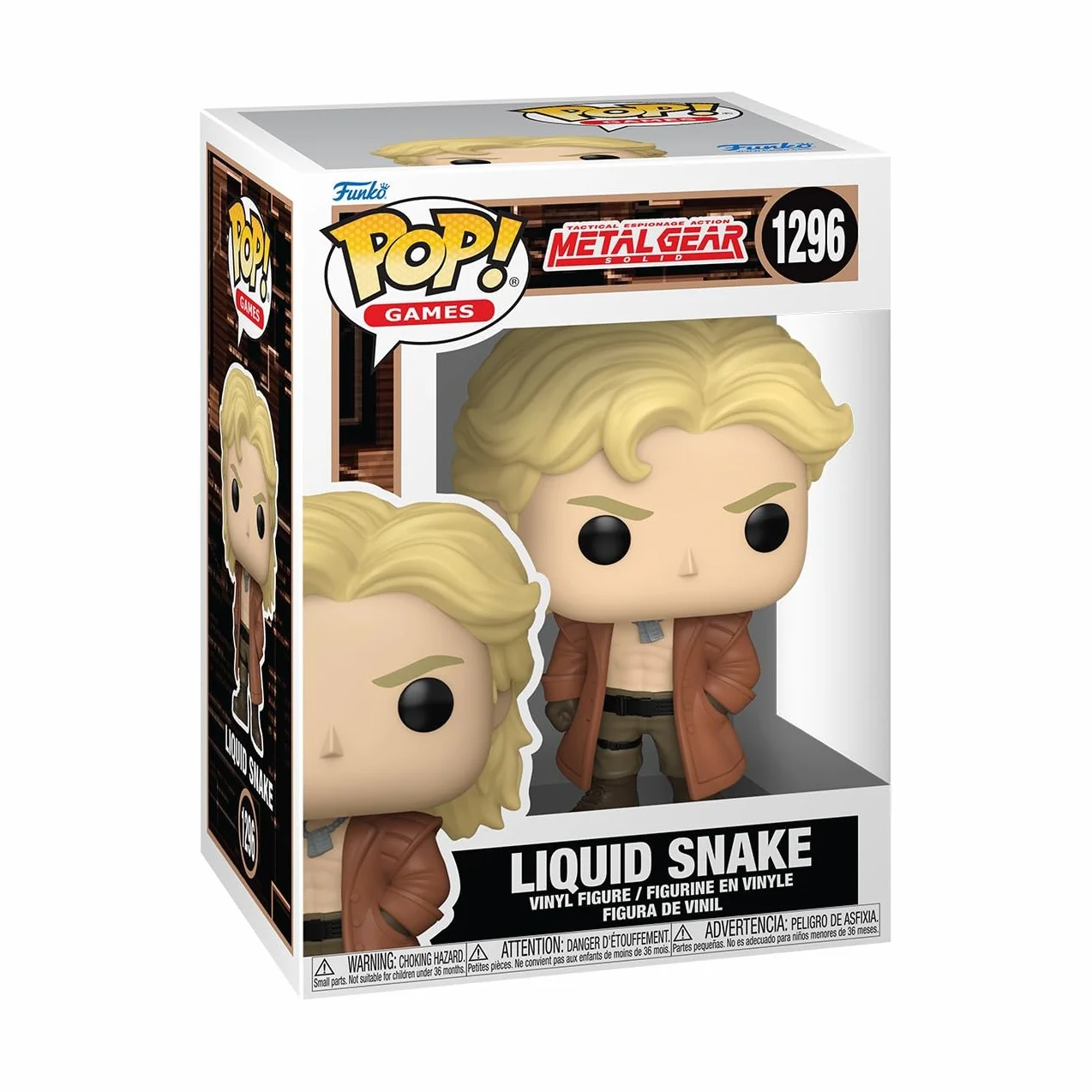 Funko Pop! Games: Metal Gear Solid - Liquid Snake - Figura de Vinilo Coleccionable - Idea de Regalo - Mercancía Oficial - Juguetes para niños y Adultos - Figura Modelo para coleccionistas