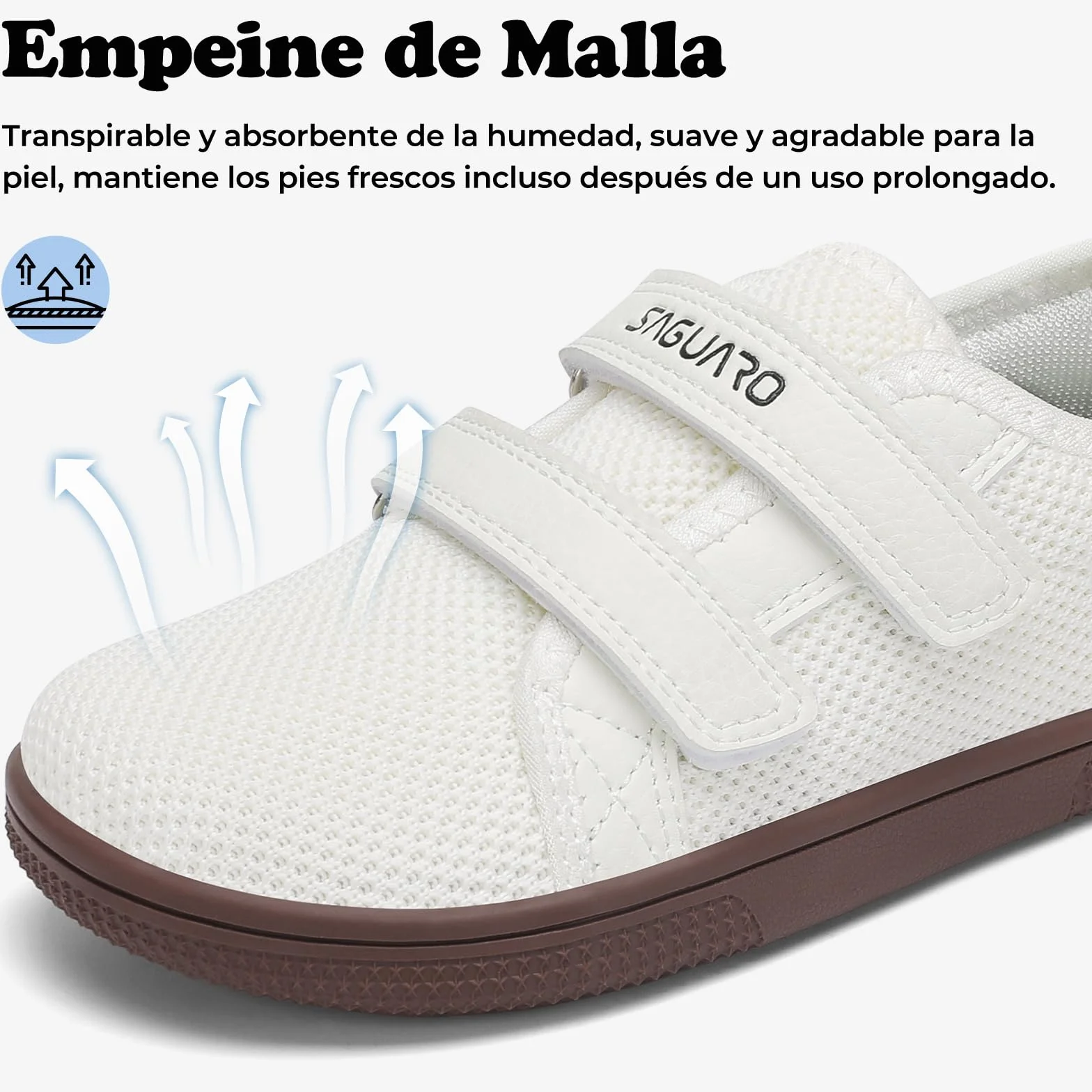SAGUARO Zapatillas Barefoot Niños Calzado Deportivas Puntera Ancha Zero-Drop Sole Gr.25-35