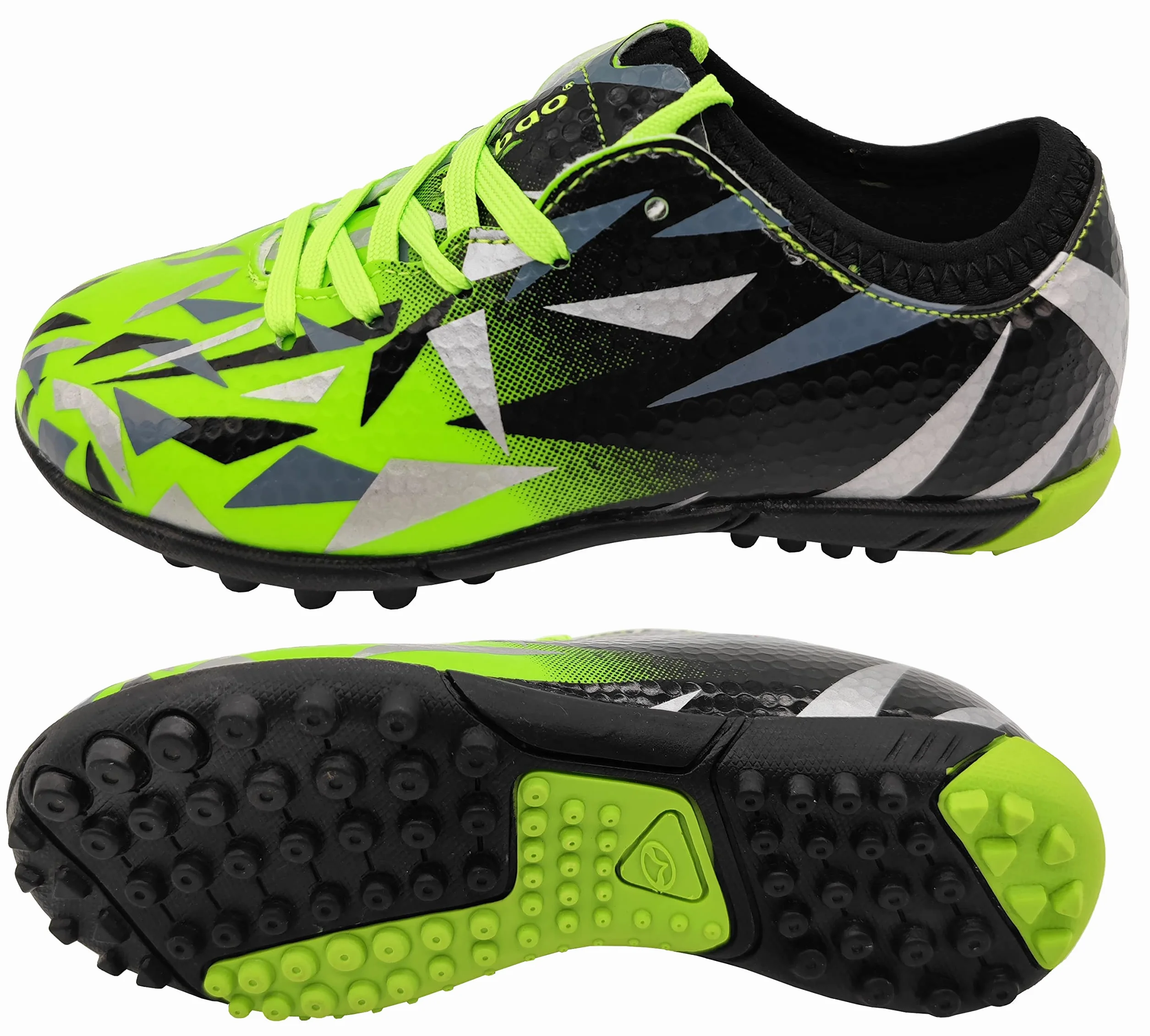Zapatos de fútbol para niños, botas atléticas exteriores e interiores