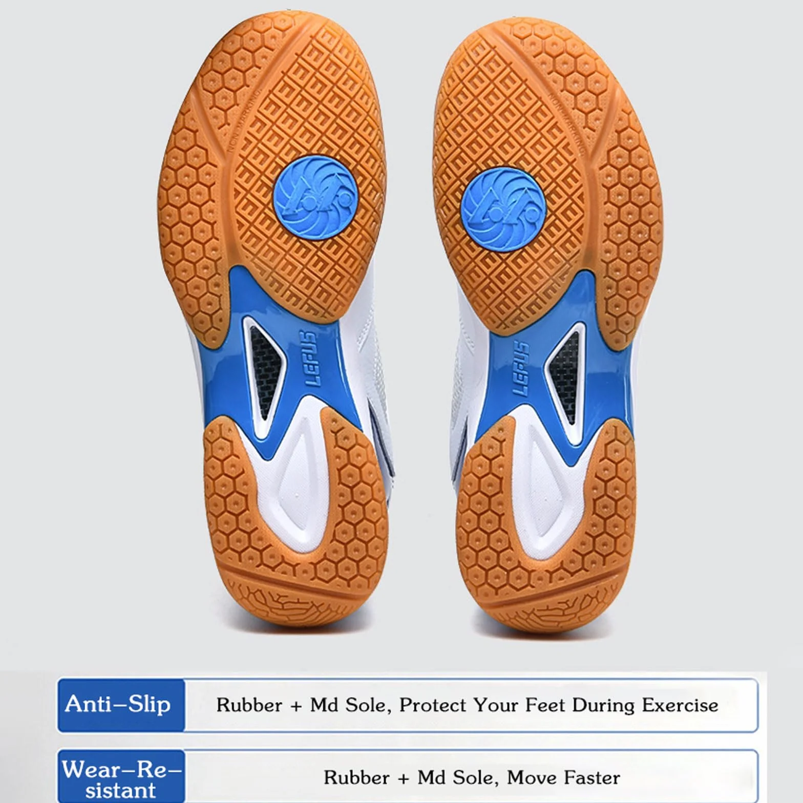 Zapatillas Tenis Bádminton Squash Ligero Antideslizante Deportivos Hombre Transpirable Voleibol Fitness