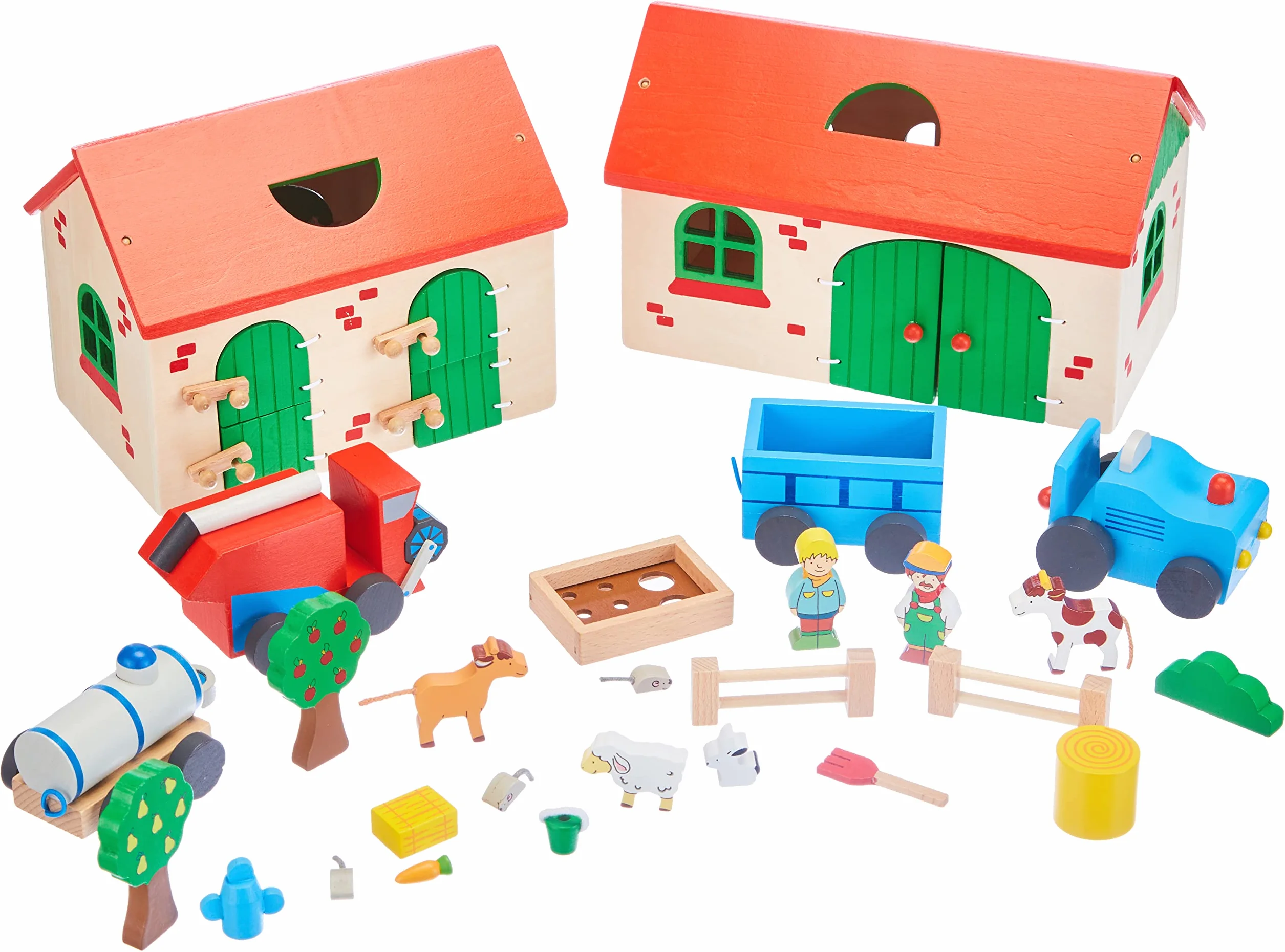 Goki 58598 - Granja de madera , color/modelo surtido