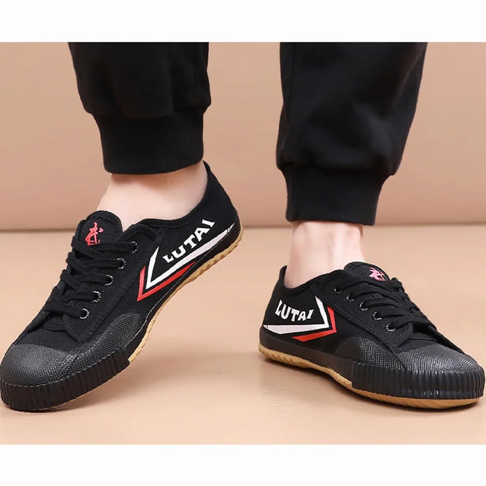 Zapatos de Artes Marciales para Hombre, Ligeros, Antideslizantes, Lona, Kung Fu