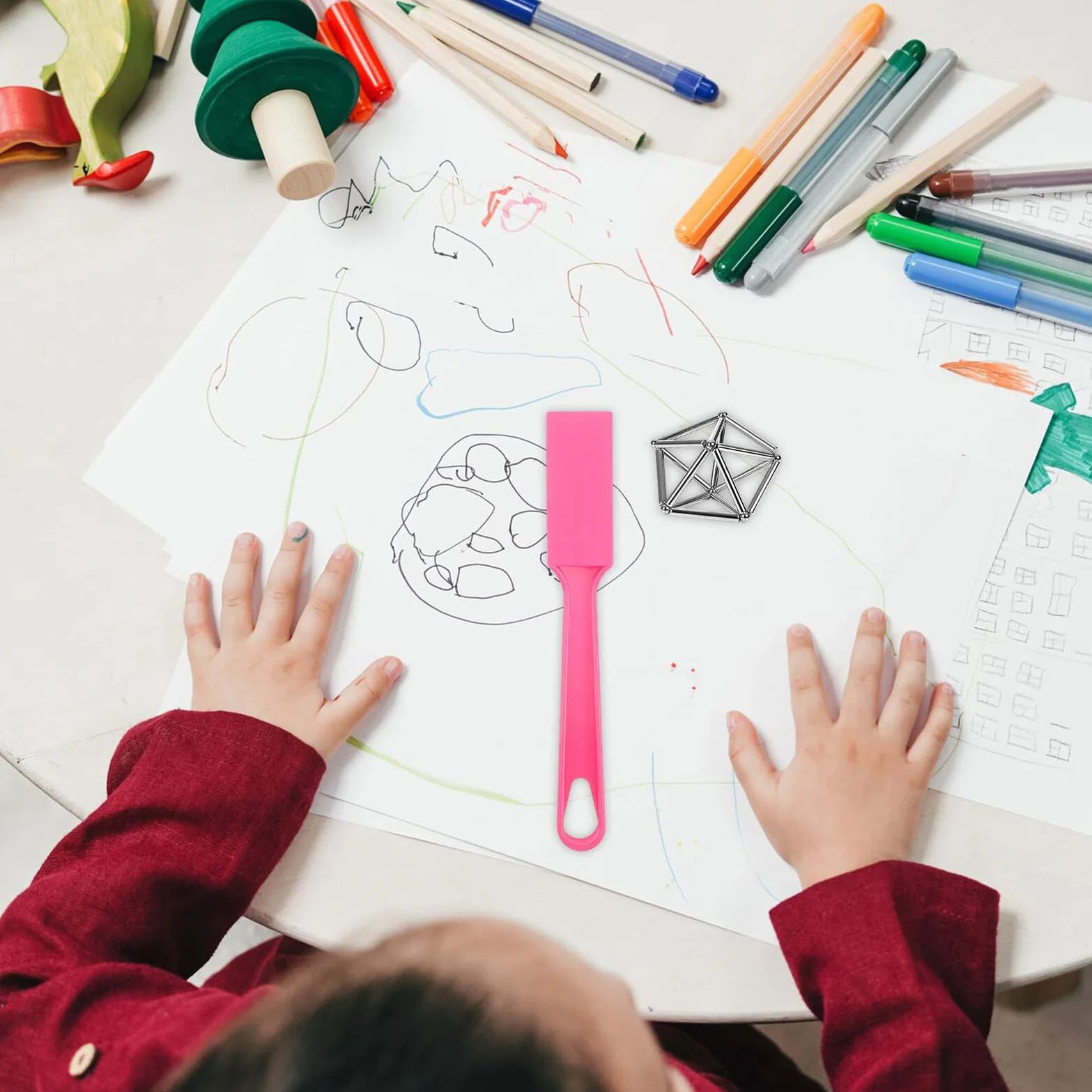 Varitas Magnéticas de Plástico para Bingo 7 Piezas Herramienta Clasificación Educativa