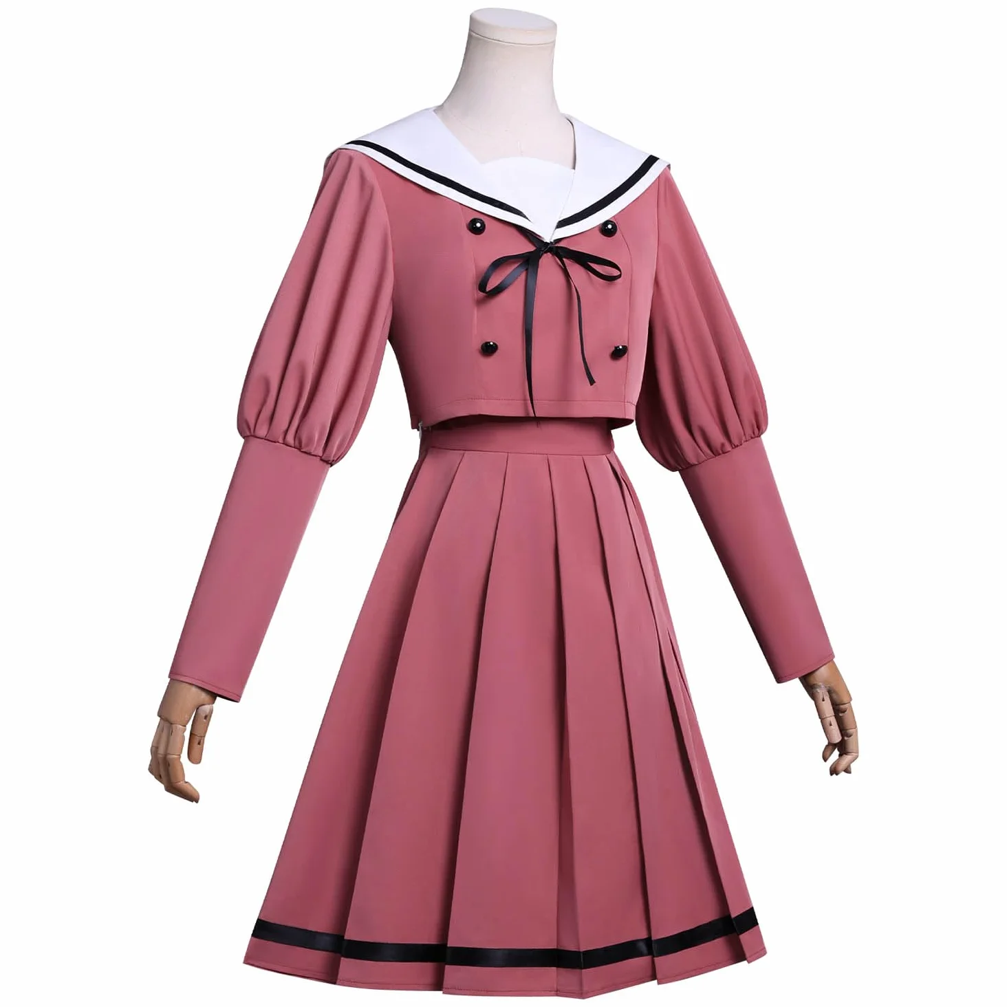 Anime The Fragrant Flower Blooms with Dignity Disfraz de cosplay Waguri Kaoruko Uniforme Conjunto Completo Halloween Carnaval Traje de Vestir con Peluca para Mujeres