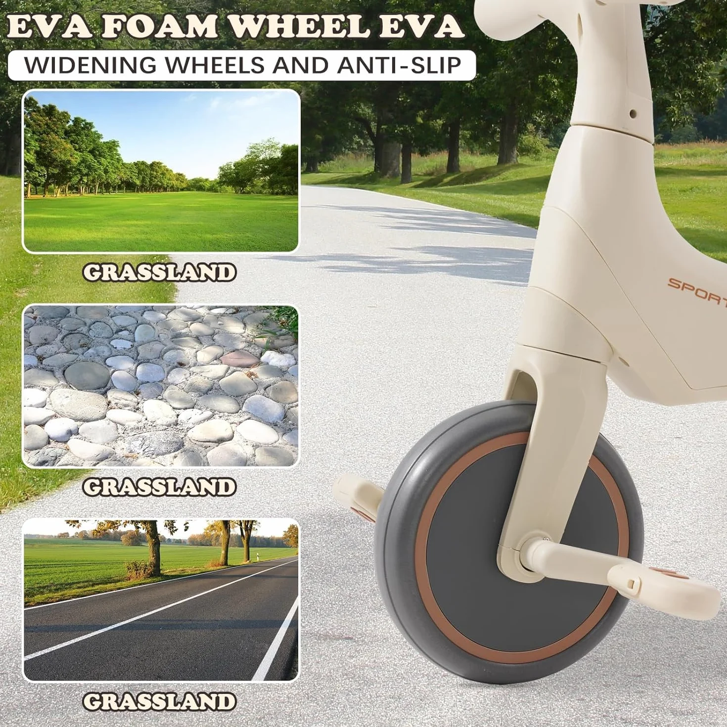 Triciclos para Niños,4 en 1 Una Bici Multifunción,Triciclo,Bicicleta,Carro de Equilibrio,Caminante con Pedales Desmontables, Adecuado para niños de 12-24 Meses