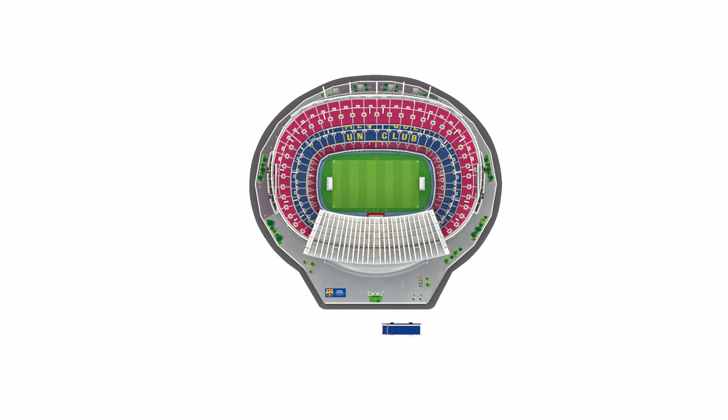 Sockers Banbo Toys Spotify Camp NOU FCB Estadio Puzzle 3D