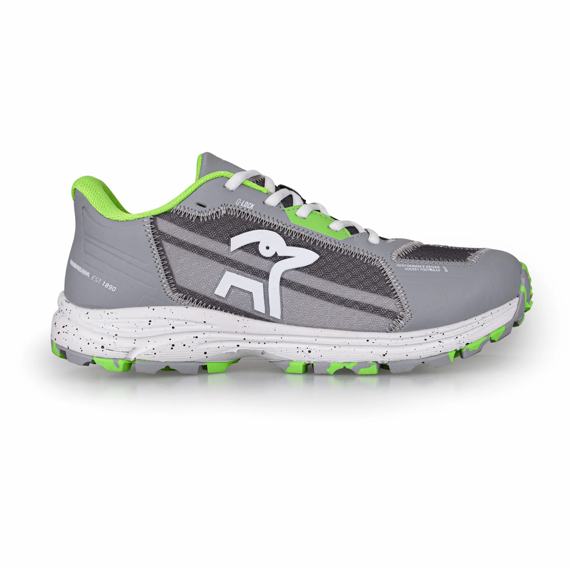 Kookaburra Edge Zapato de Hockey Ligero Cordones Q Lock Agarre Elite