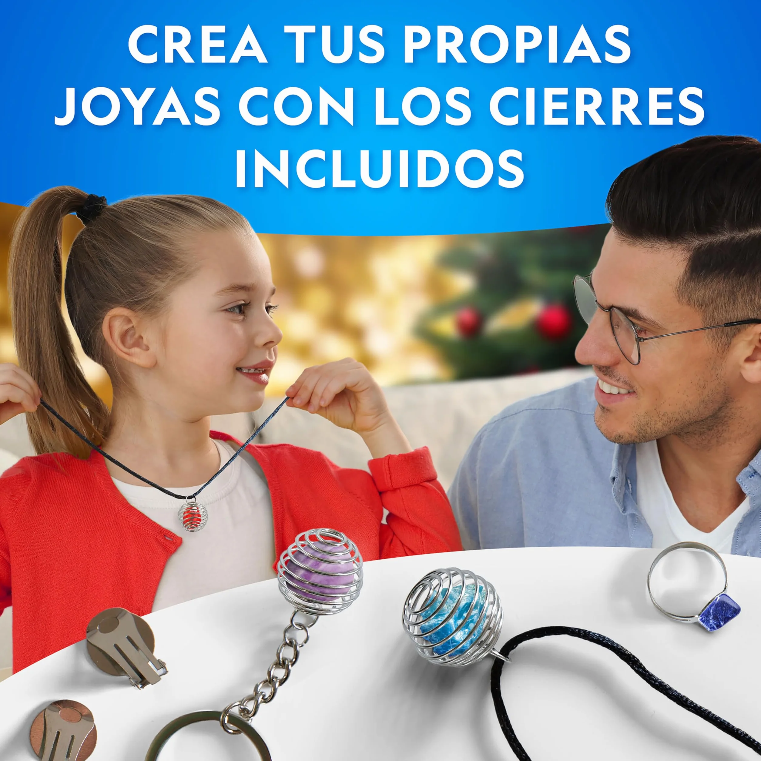NATIONAL GEOGRAPHIC 2025 Calendario de Adviento de Gemas - Calendario para Niños con 24 Gemas para Abrir Cada Día, Colección de Rocas, Cuenta Atrás de Navidad con Mini Kit de Excavación de Gemas