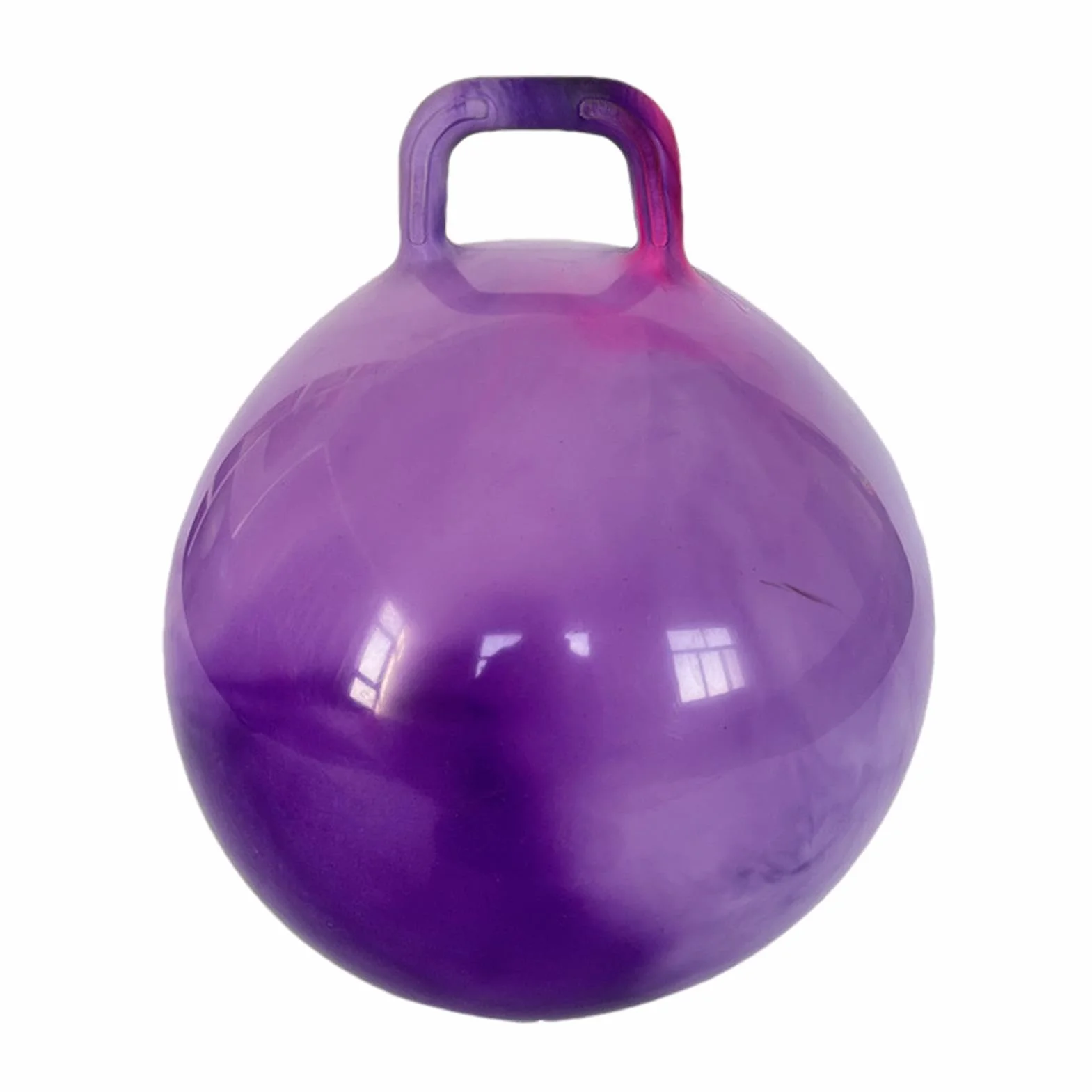 Pelota De Saltar con Asas Ergonómicas, Pelota De Salto para Niños, Balones Saltadores, Pelotas Hinchable Saltarina, Altura Ajustable, Antideslizante, Jardín Actividades Exterior Juego Ejercicio