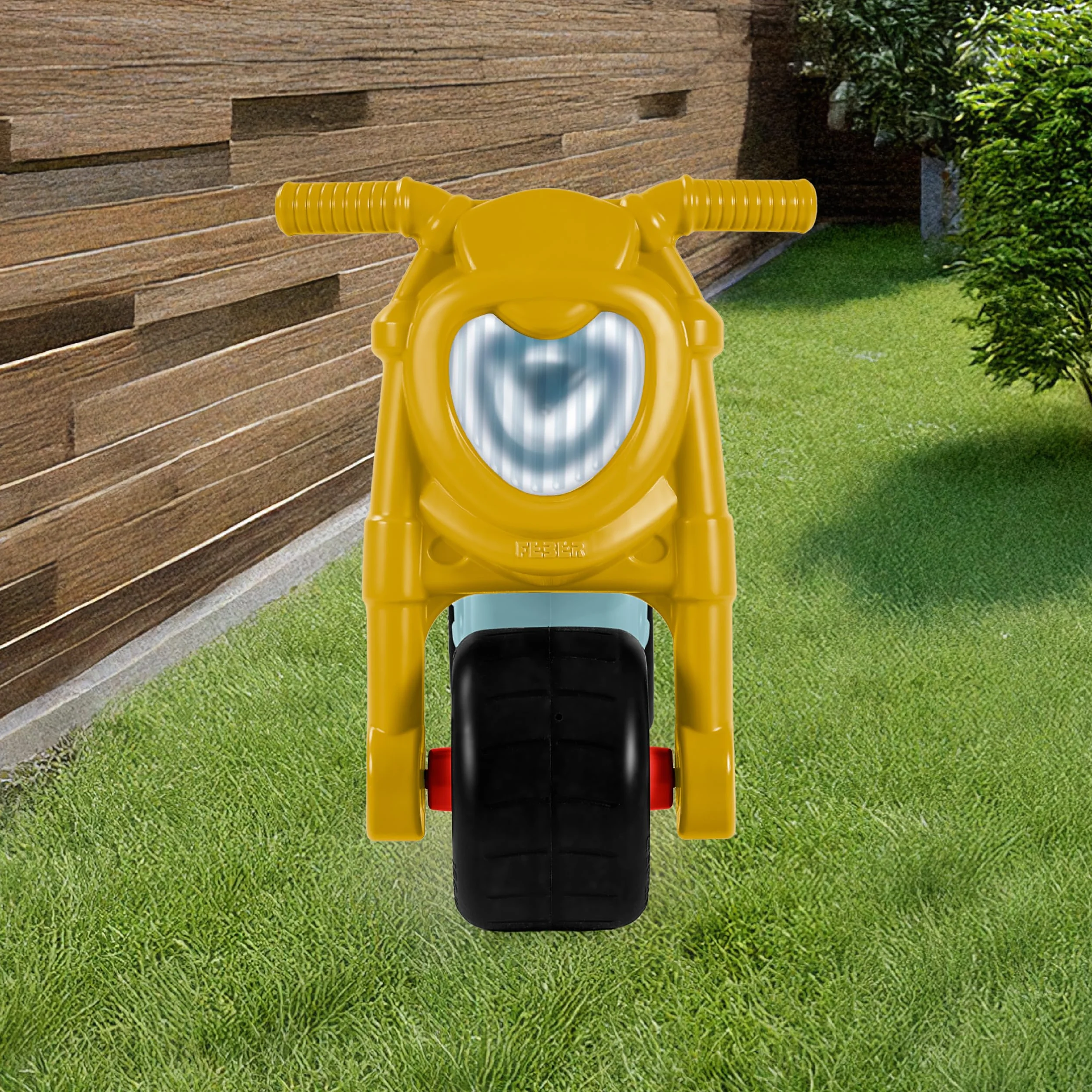 FEBER - Motofeber Casual, Correpasillos con Forma de Moto con un Diseño Que Transmite Relajación, Estable y Seguro, Desarrollo niños y niñas de 18 Meses a 3 años, Famosa (FED30000)