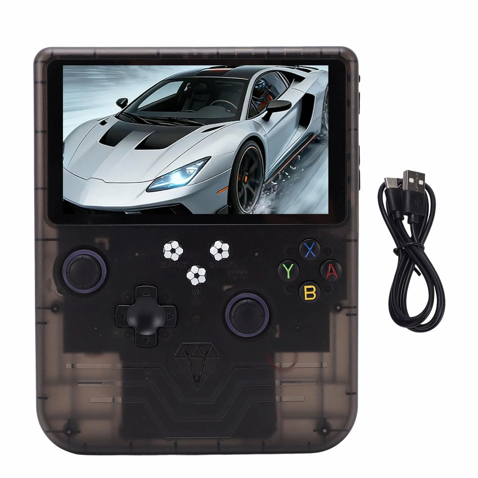 Consola de Juegos Portátil Retro R60MAX, Consola de Juegos Retro Portátil, Consolas de Videojuegos con Pantalla IPS de 6", , Tarjeta de 128 GB, Compatible con Emulador 30+, Batería de 6000