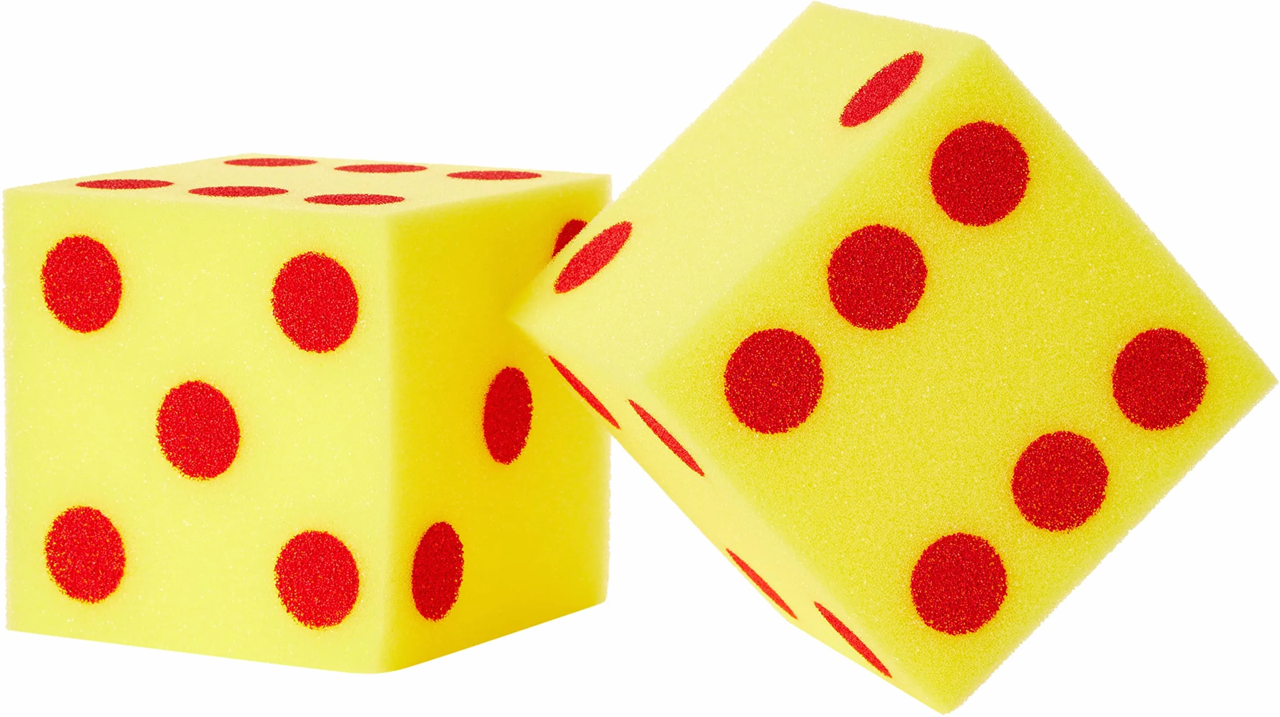 Learning Resources Dados Gigantes de Puntos de Espuma Blanda (Set de 2)
