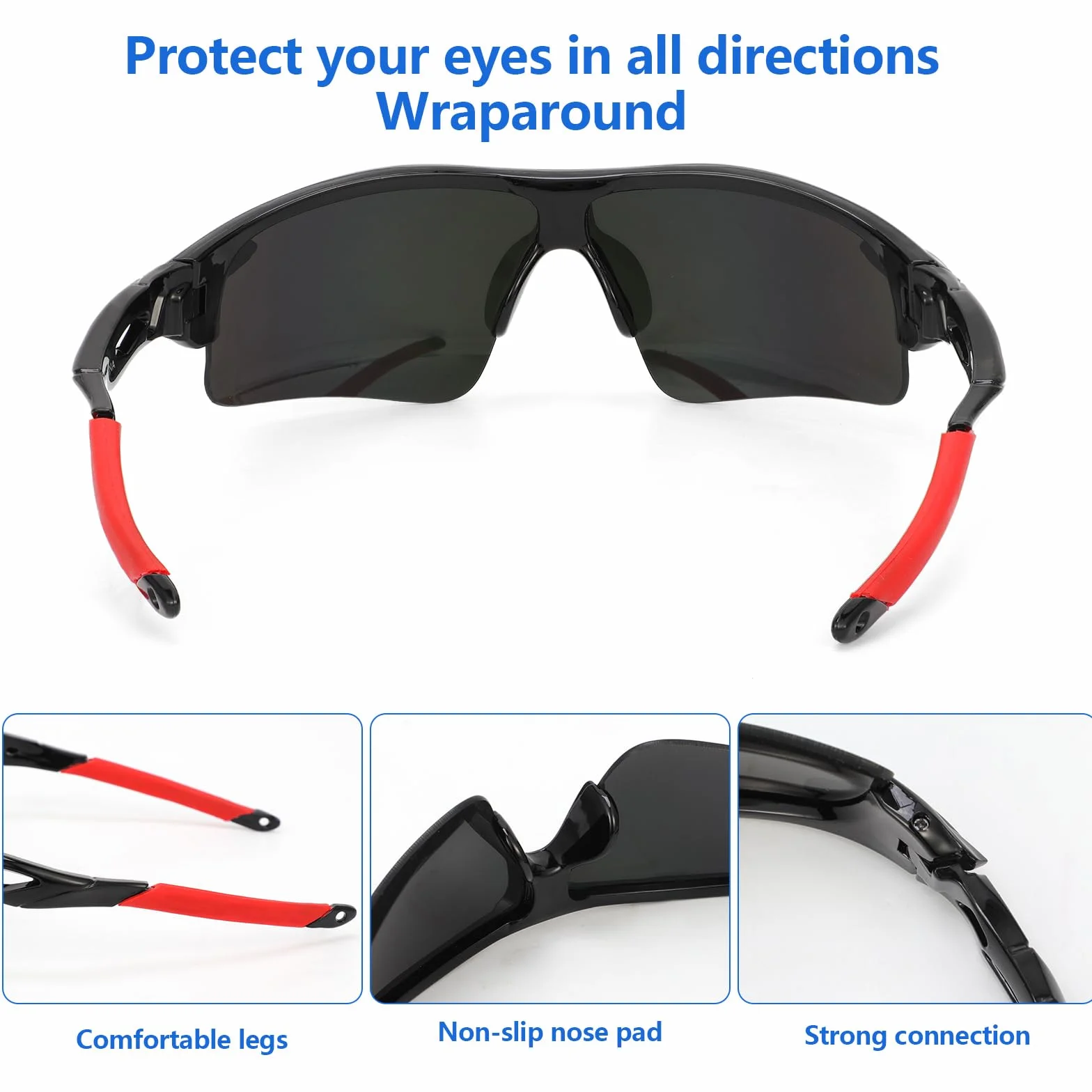 Gafas de Sol Deportivas para Niños Ciclismo Running Protección UV 400 Lote de 2