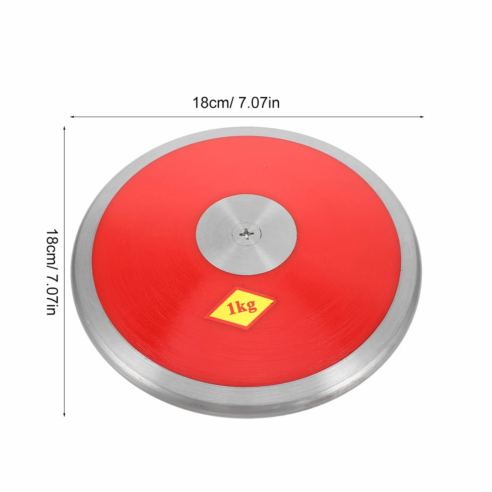 Disco de competición 1 kg para Atletismo Lanzamiento Entrenamiento Deportivo