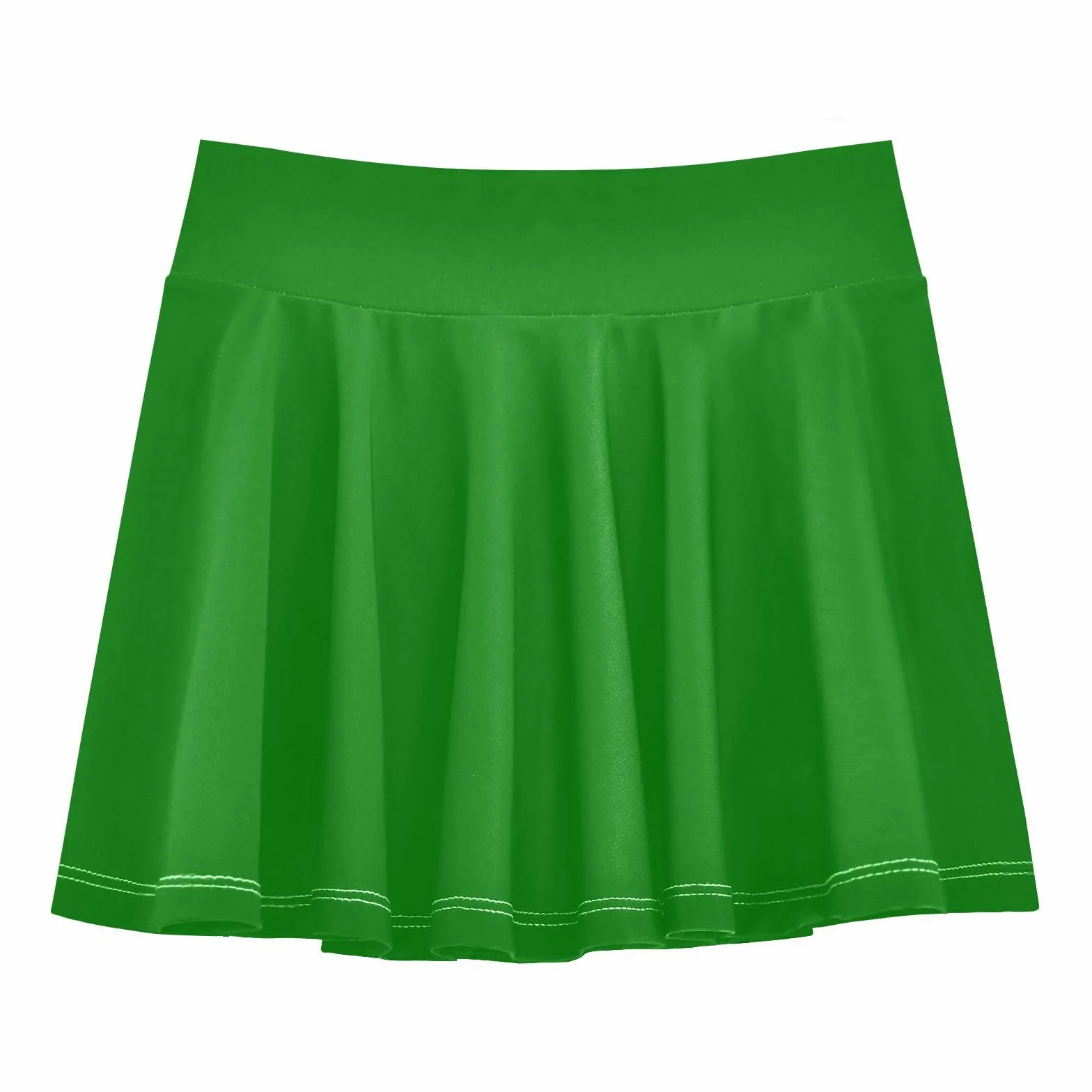 Yuiboo Falda deportiva verde con pantalones cortos para niñas golf plisada
