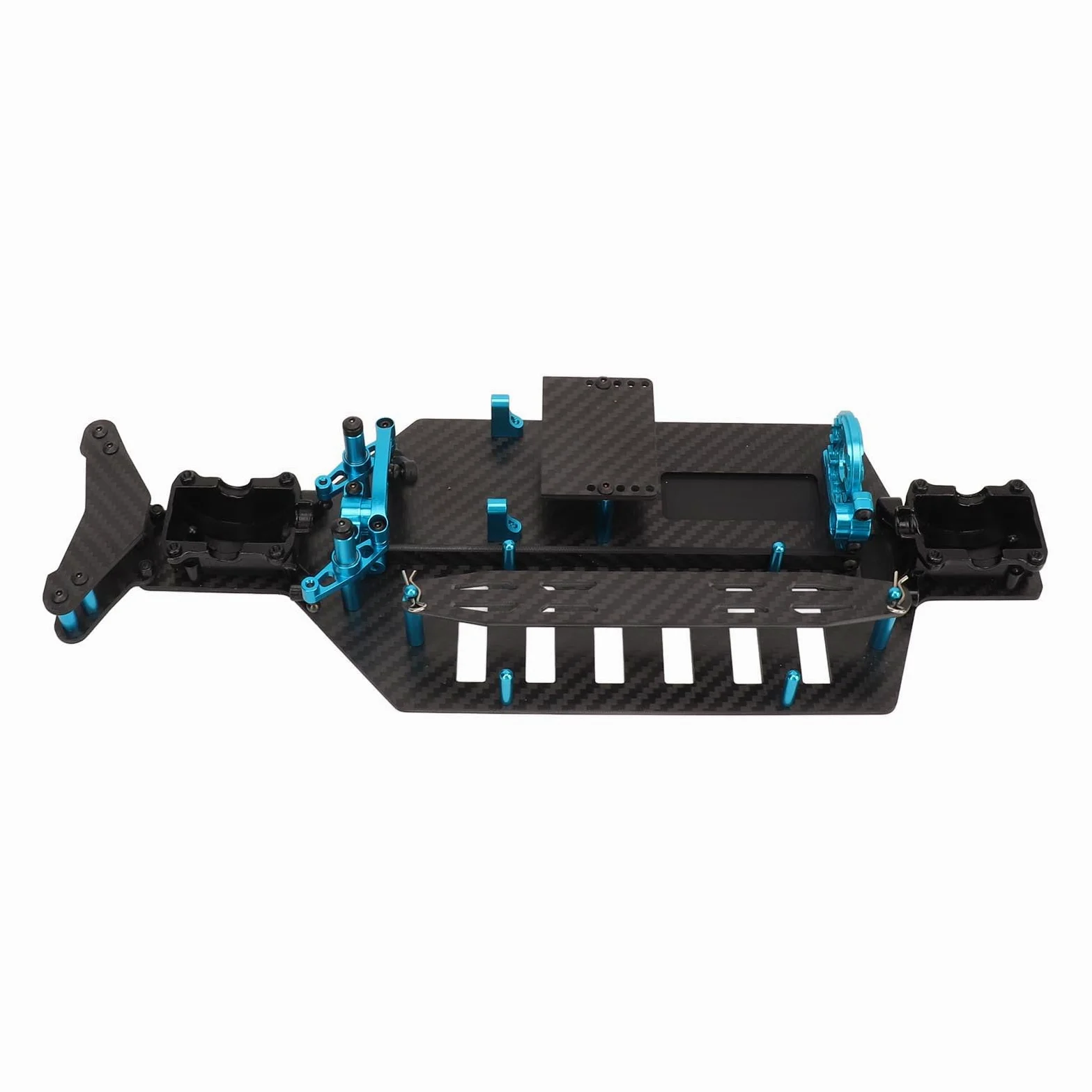 Chasis de Coche RC, Chasis de Fibra de Carbono de Coche RC de Repuesto para TT02B