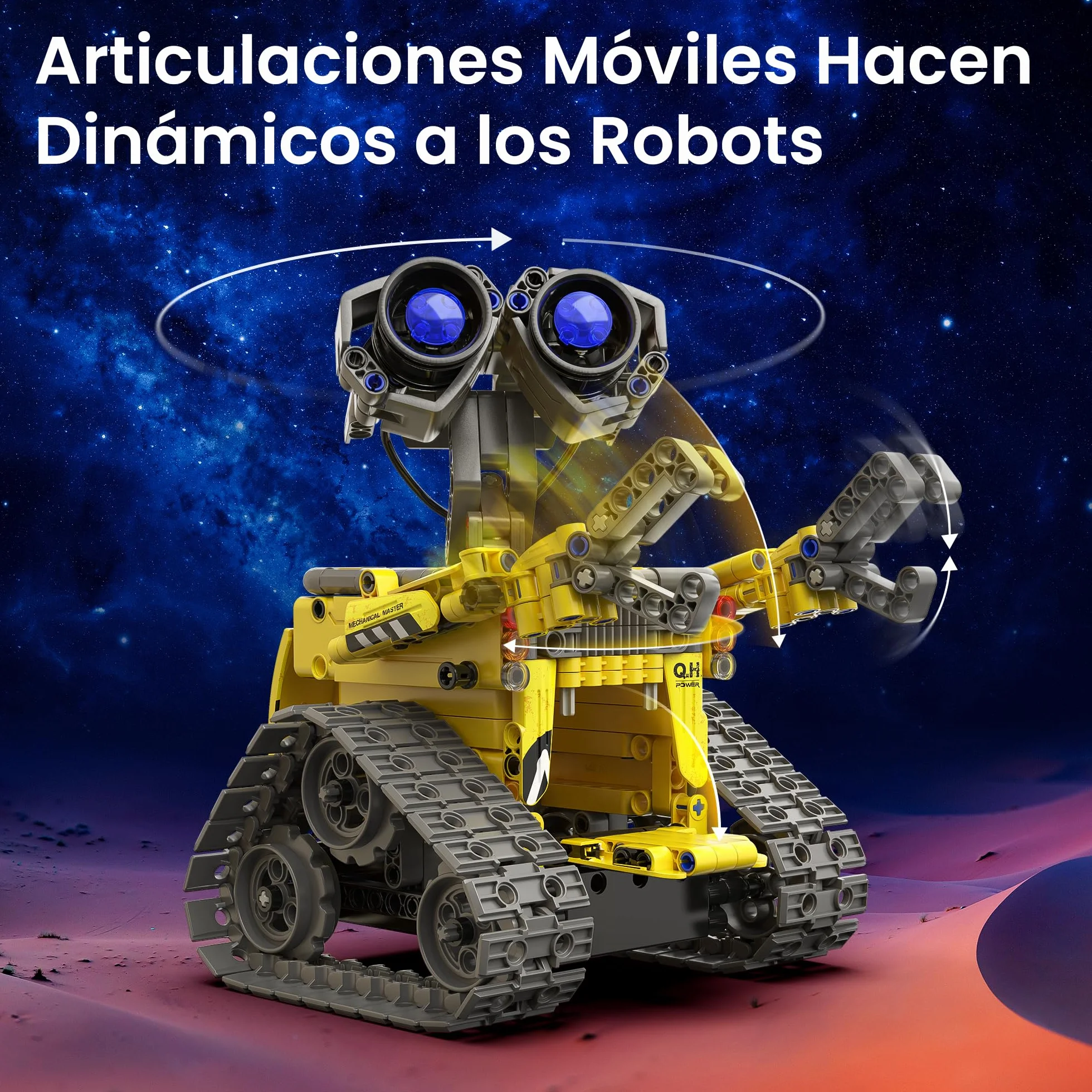 Sillbird 5 en 1 Kit de construcción de Robots con Mando a Distancia Stem Regalos para niños de 8-13 años, Codificación Juguetes Robóticos para Niños Cumpleaños（488 Piezas）