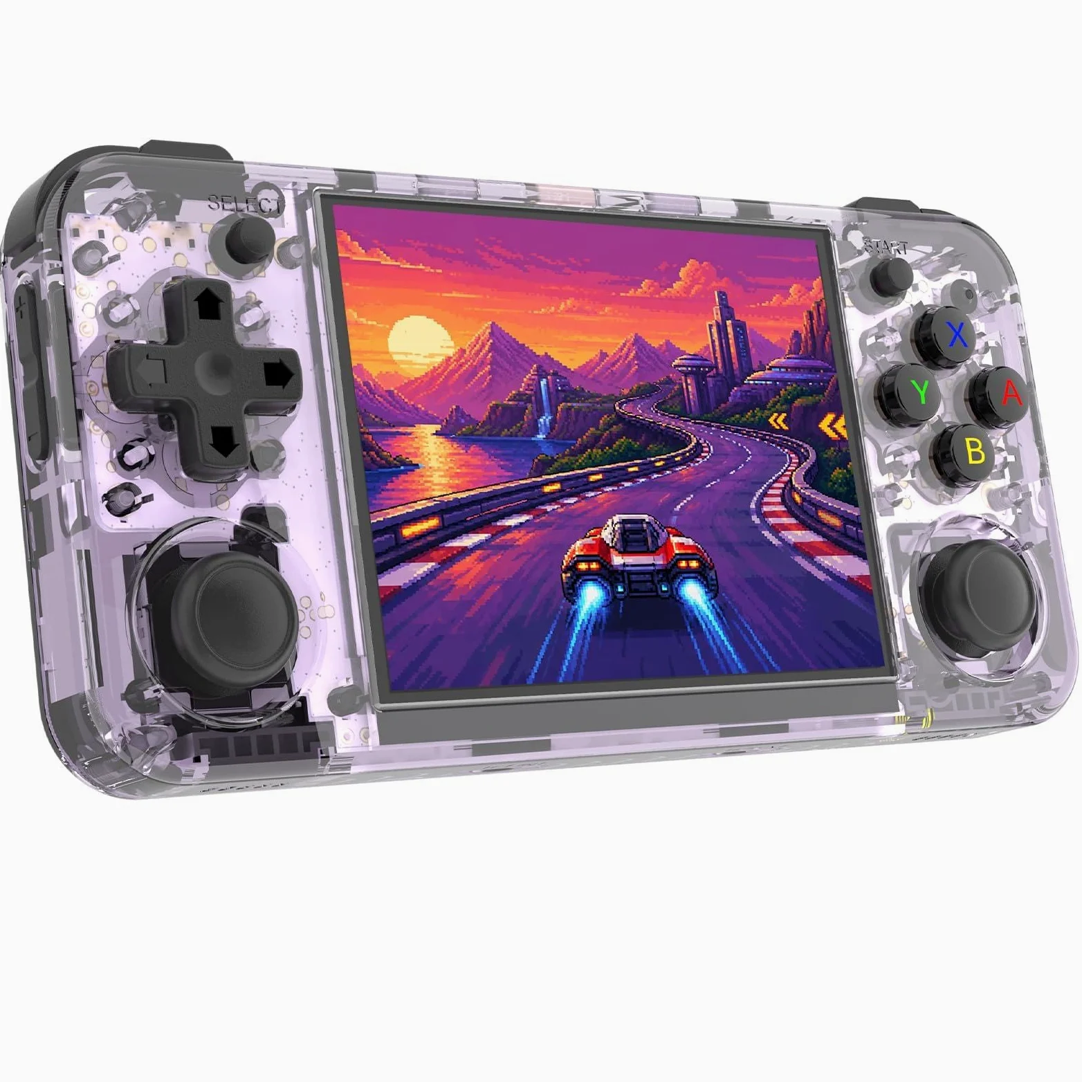Anbernic RG35XX H - Consola de juegos de mano retro, pantalla IPS OCA de 3.5 pulgadas, sistema Linux, juegos clásicos precargados de 64 GB, WiFi Bluetooth, salida HDMI, ideal para viajes, viajes