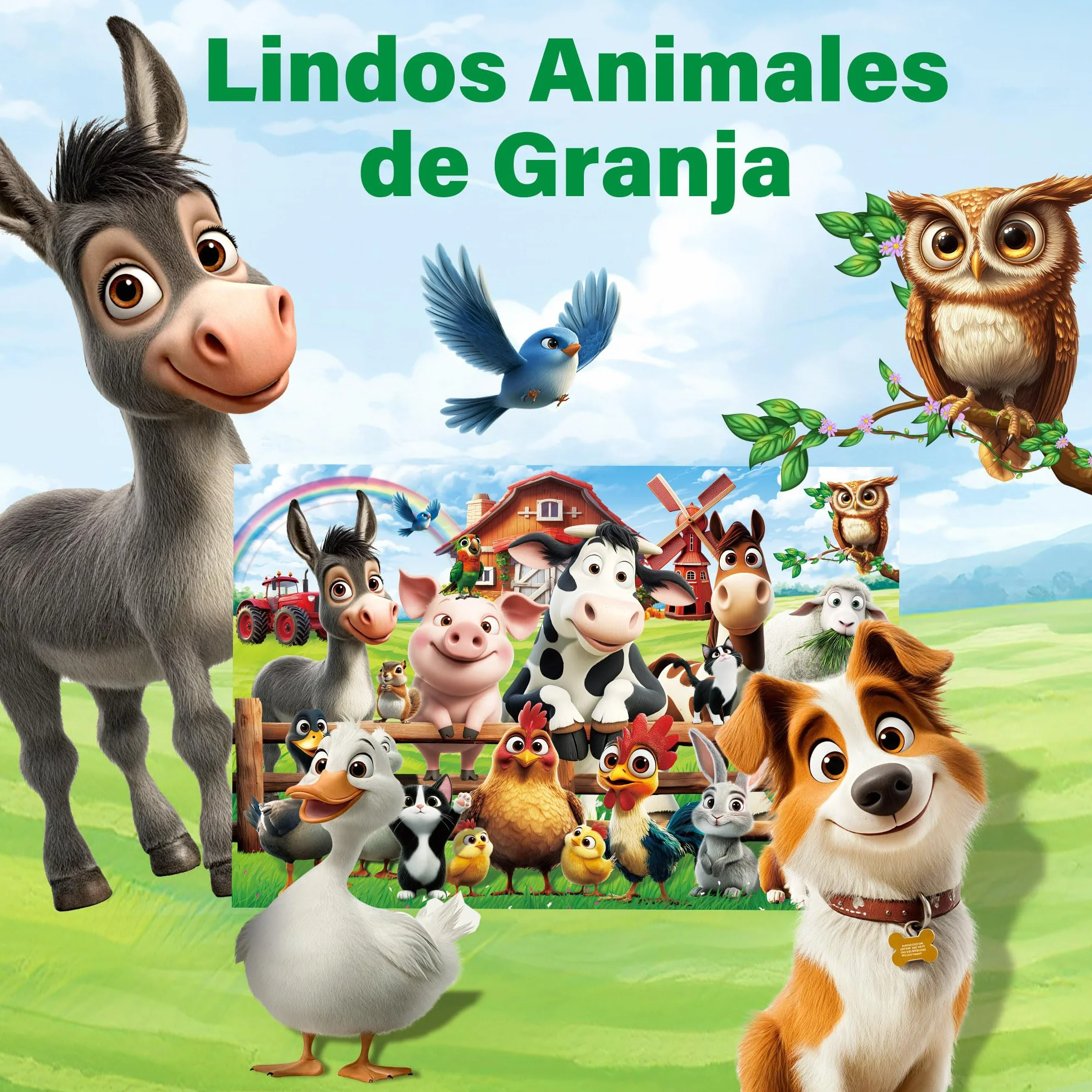 BenBen Puzzle Niños 3 Años de 48 Piezas, Puzzle de Suelo Grande a Partir de 3, 4 y 5 Años, XXL 90 x 60 cm, Regalo para Niñas, Infantil (Animales)