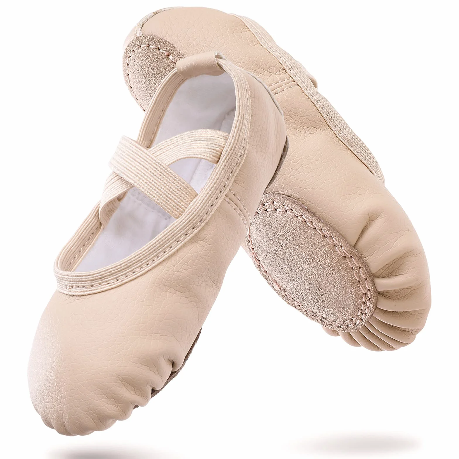 Zapatillas de Ballet Niñas Cuero Tamaño 20-40