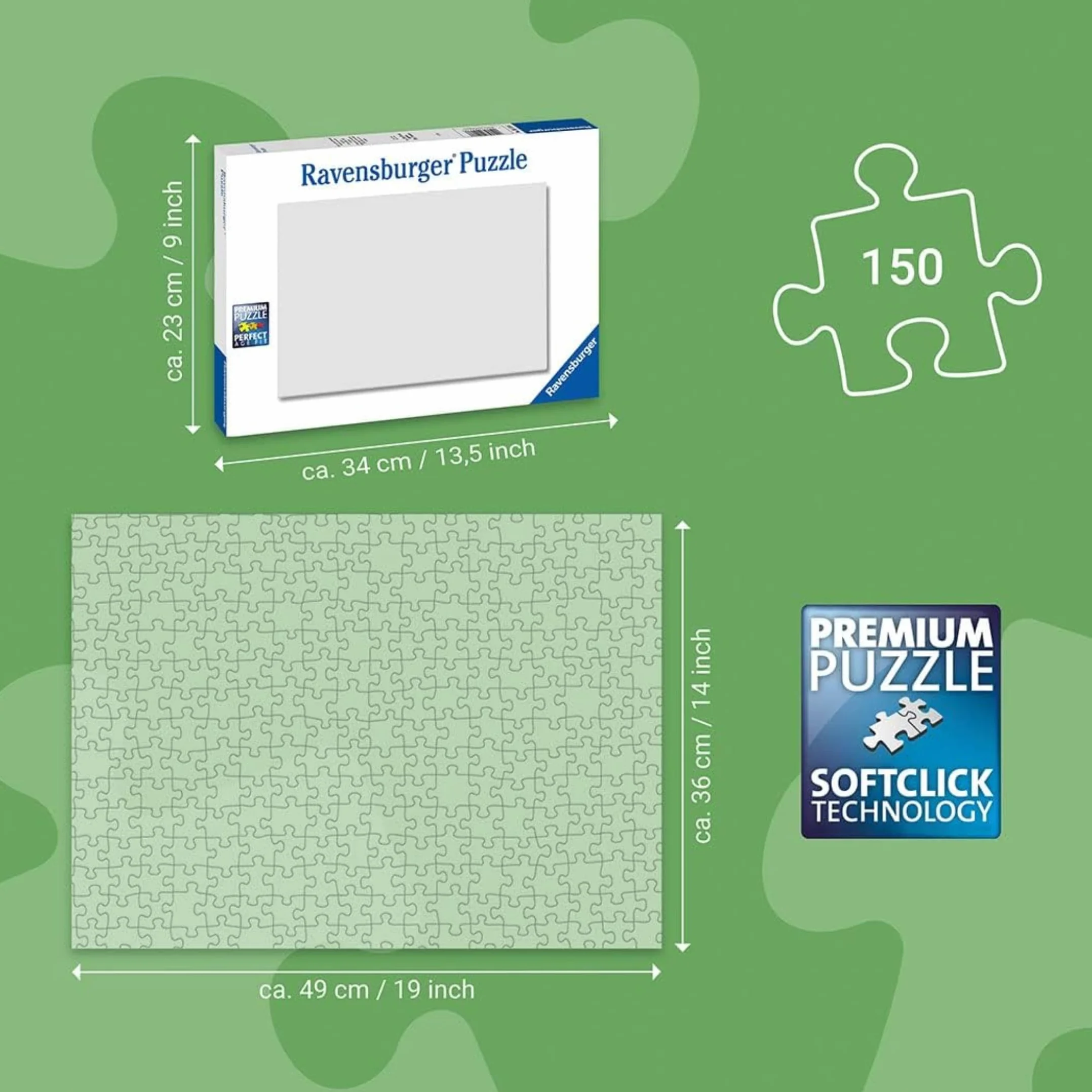 Ravensburger - Puzzles XXL Pokémon | Puzzle 7 Años O Más | Regalo Niño 7 Años O Más De 150 Piezas | Rompecabezas Niños De 49 X 36 Cm | Ravensburger Puzzle