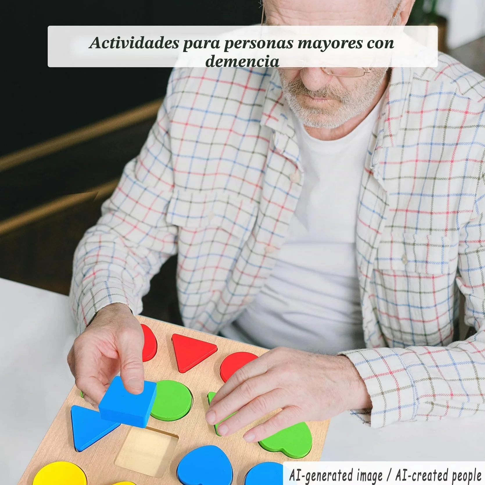 Actividades de Madera para la Demencia para Personas Mayores, Productos de Alzheimer para Personas Mayores, Regalos de Rompecabezas y Juegos para Mantener a los Adultos Mayores cognitivos y