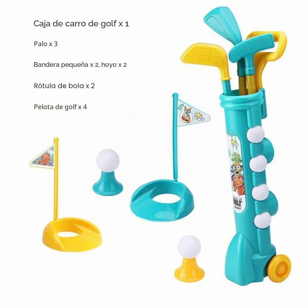 Juguetes de para Niños Juguetes al aire libre Juego de Clubes de Golf, Mini Golf, Juguetes Deportivos para Niños Pequeños