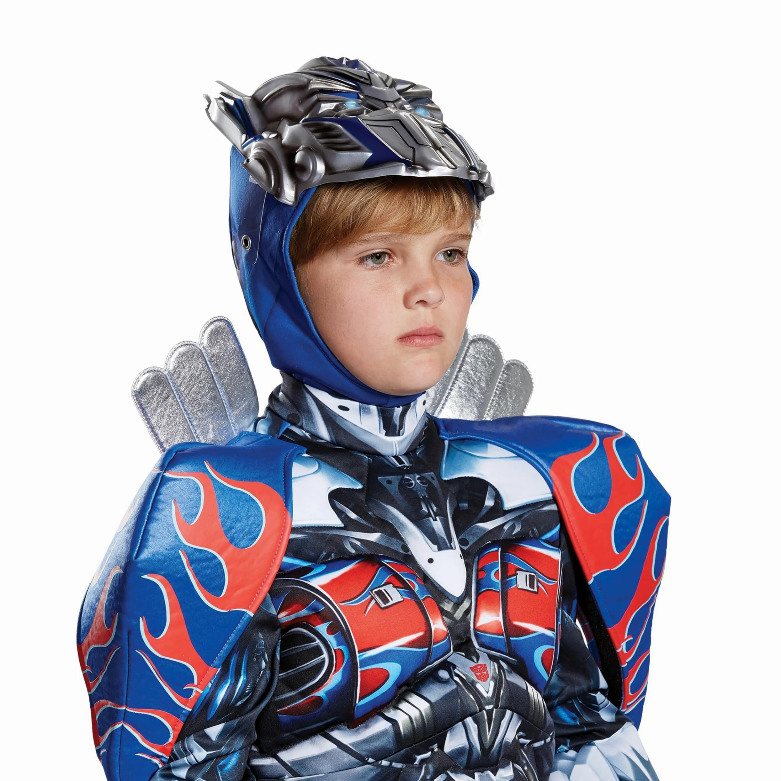 Disguise Disfraz de Transformers Optimus Prime Prestige para niños, disfraz de Halloween para niños