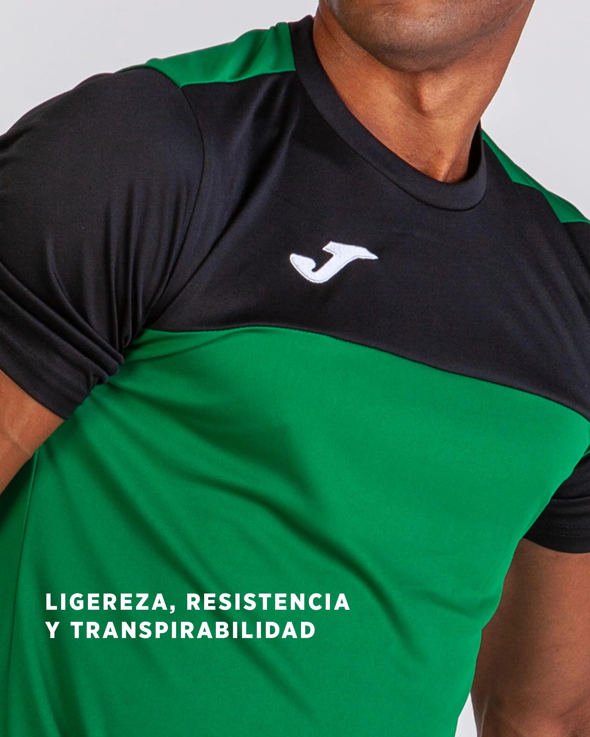 Joma Camiseta Deportiva Manga Corta Hombre Transpirable Secado Rápido Running Gym