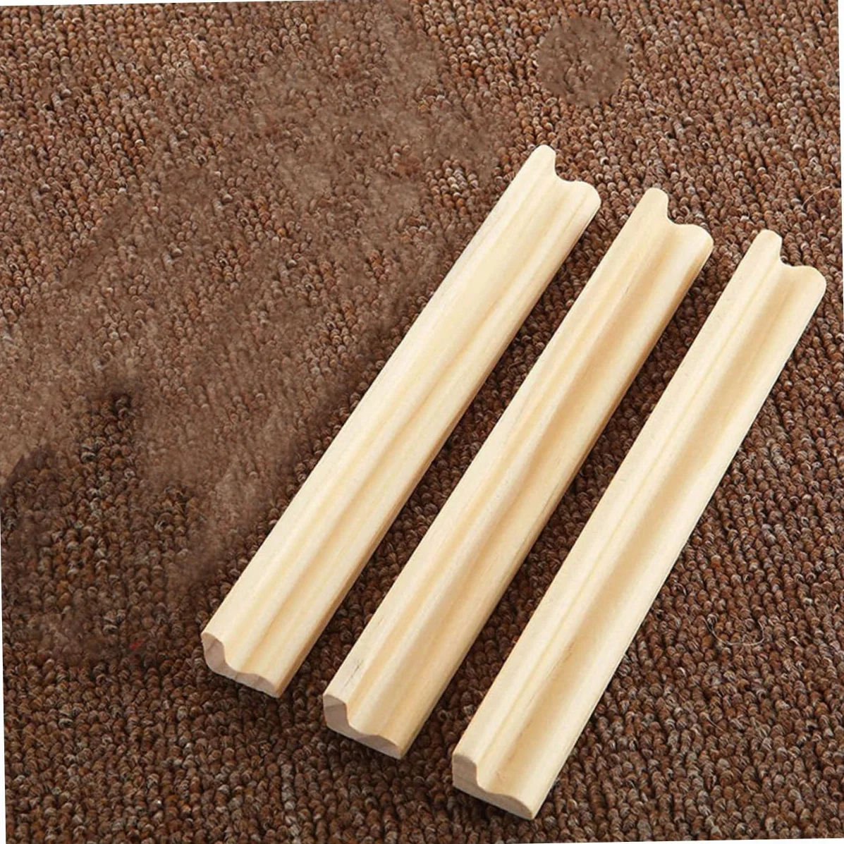 UPKOCH Bandejas de Madera para Dominó 6 Piezas Soporte para Tarjetero Combinación Libre para Desarrollo Manual en Hogar y Oficina