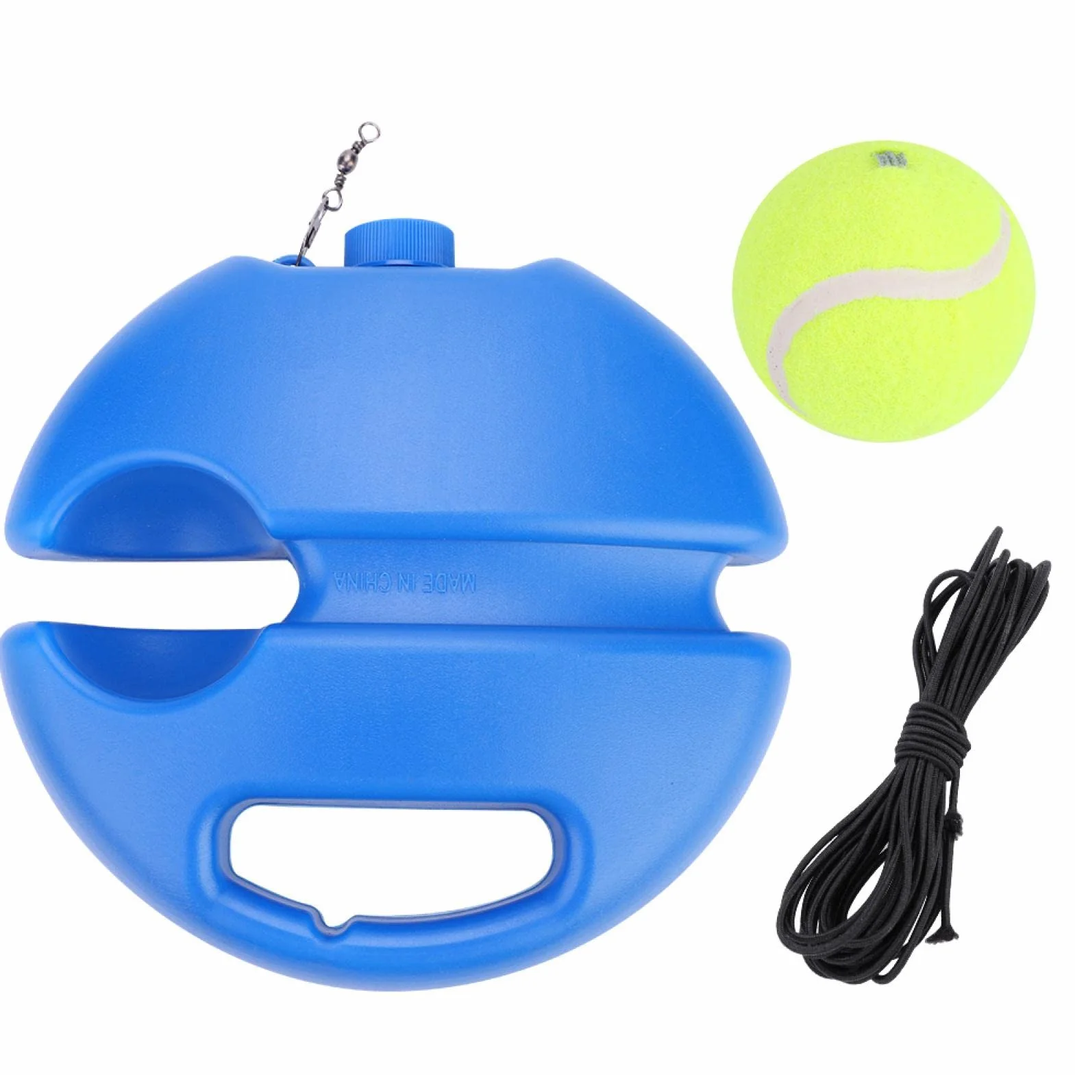 Entrenador de tenis básico, lanzador de pelotas de rebote, herramienta de entrenamiento