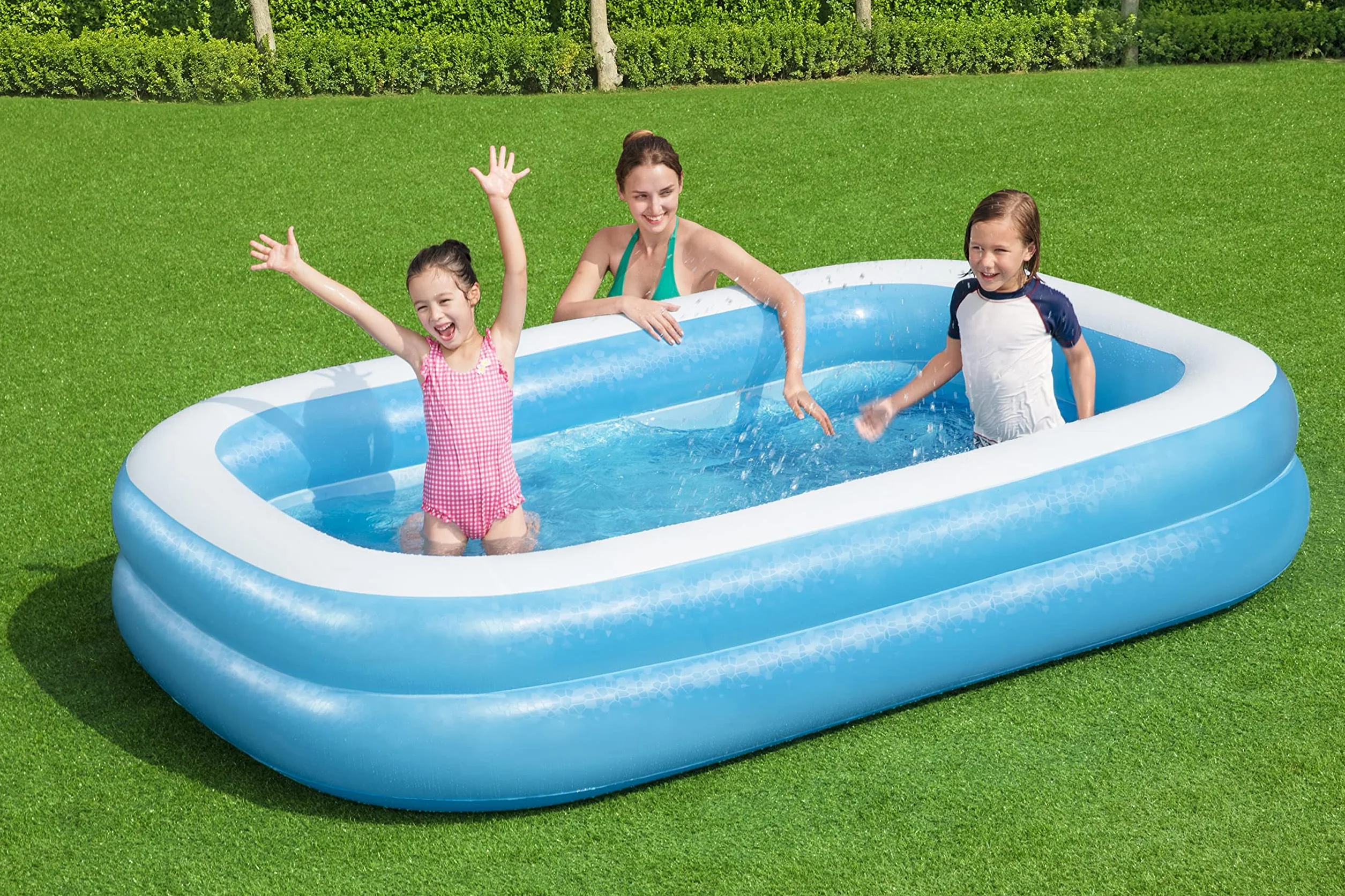 Bestway 54153 Family Pool Fun - Piscina (213 x 206 x 69 cm)