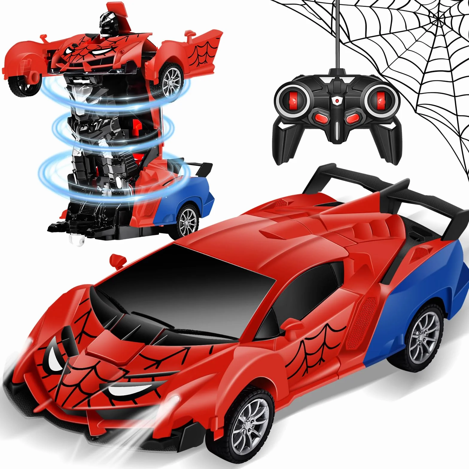 Aragallant Robot Transformable, Coche Radiocontrol RC para Niños y Niñas a Partir de 3 Años