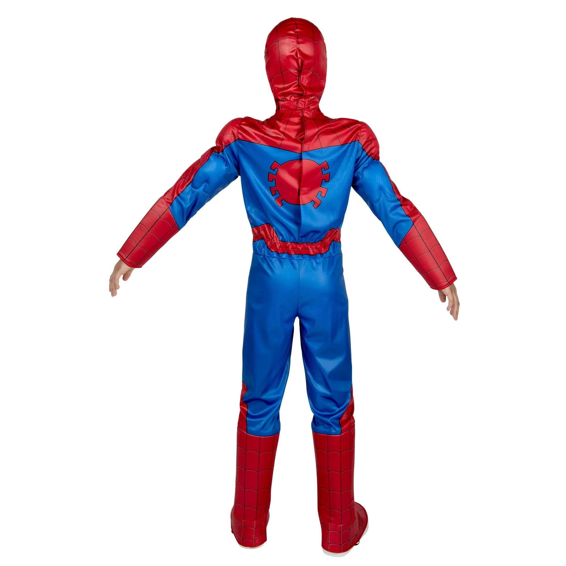 MARVEL Boys Deluxe Iron Spider Man Costume, Kids Spiderman Integrated Suit for Children, Costumes - Officially Licensed Small