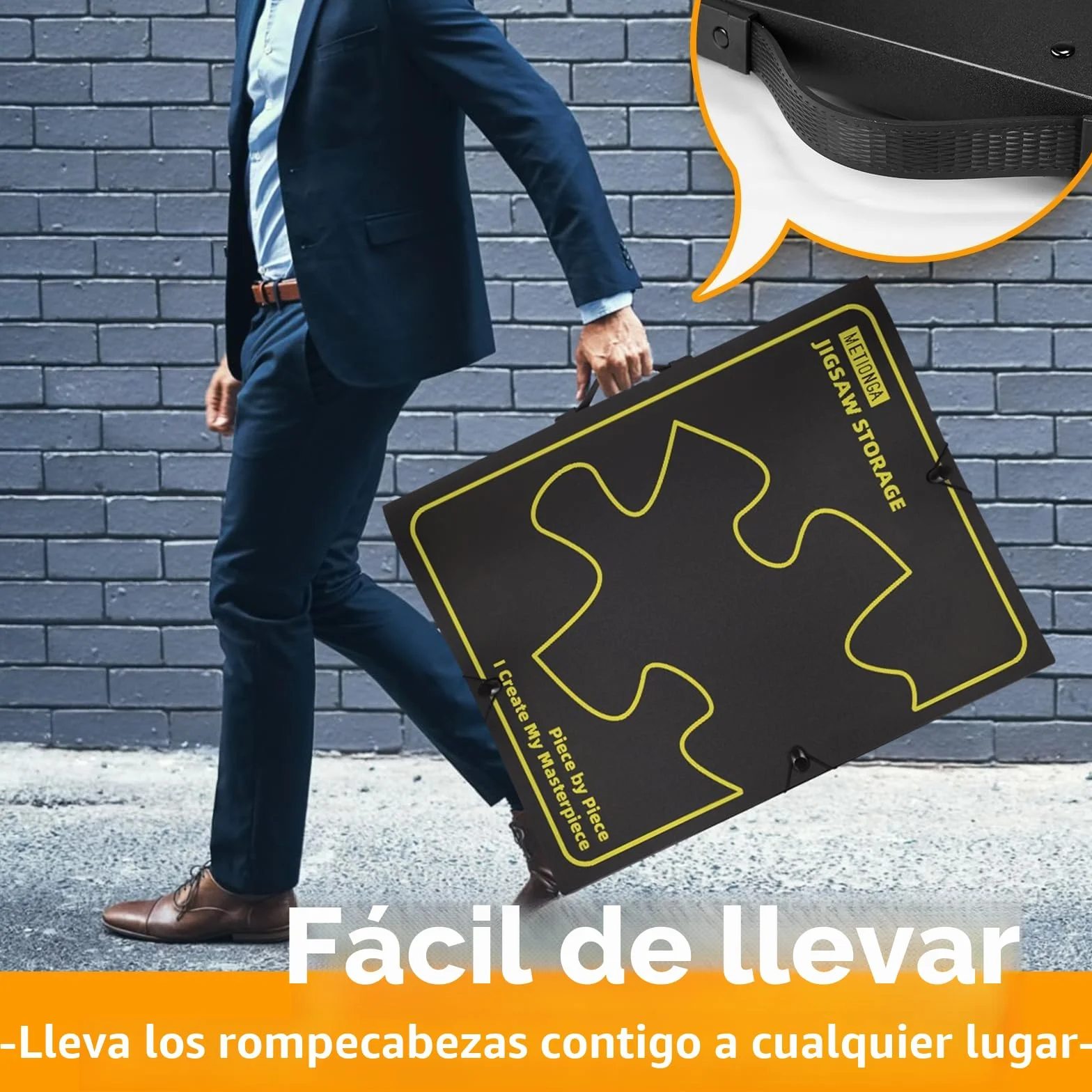 Carpeta de Almacenamiento de Rompecabezas para 1000 Piezas, Organizador de Rompecabezas de Gran Capacidad portátil, Guarda Puzzle con 25 Bolsillos, Accesorios Puzzle