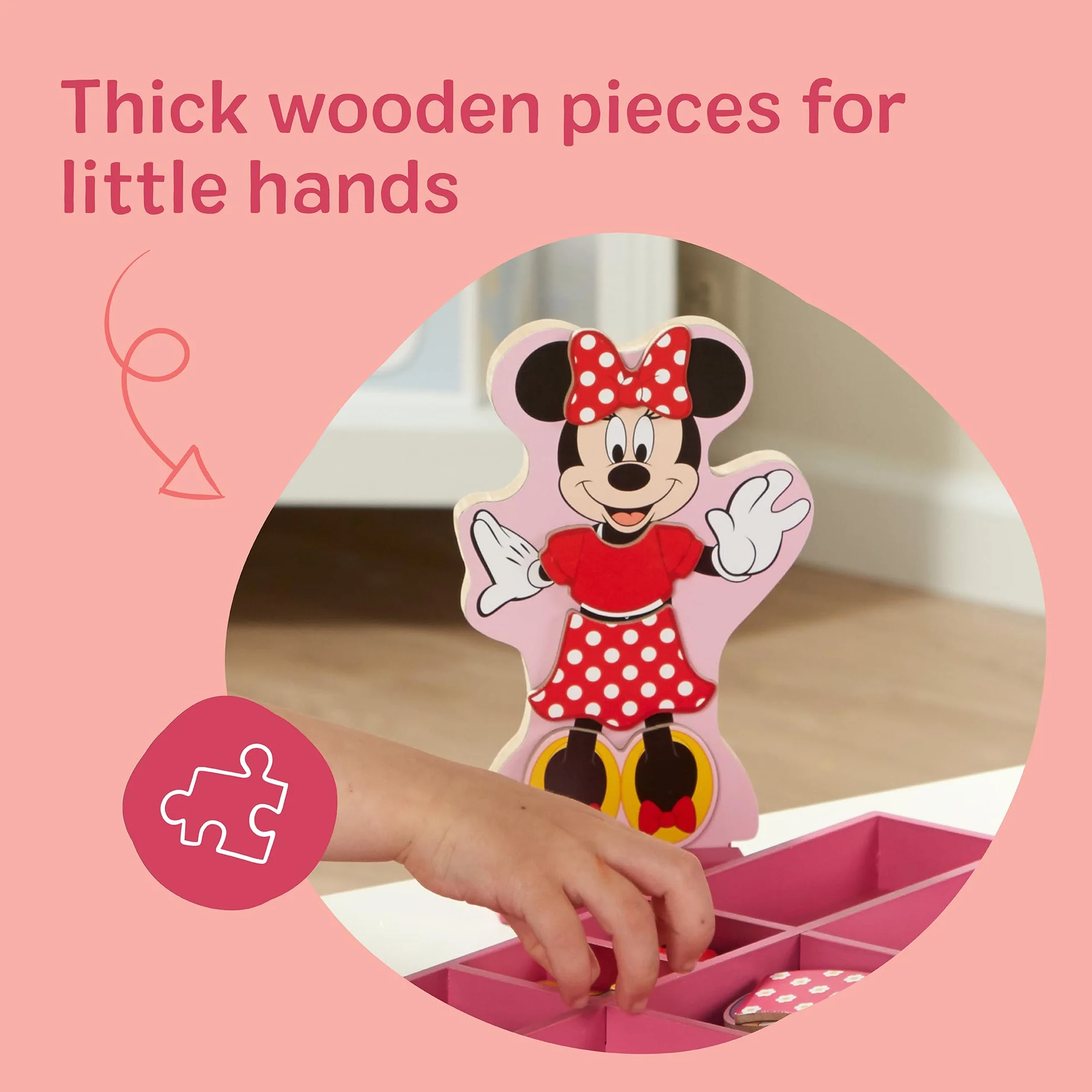 Minnie and Daisy Wooden Magnetic Dress-Up Play Set by Melissa & Doug
