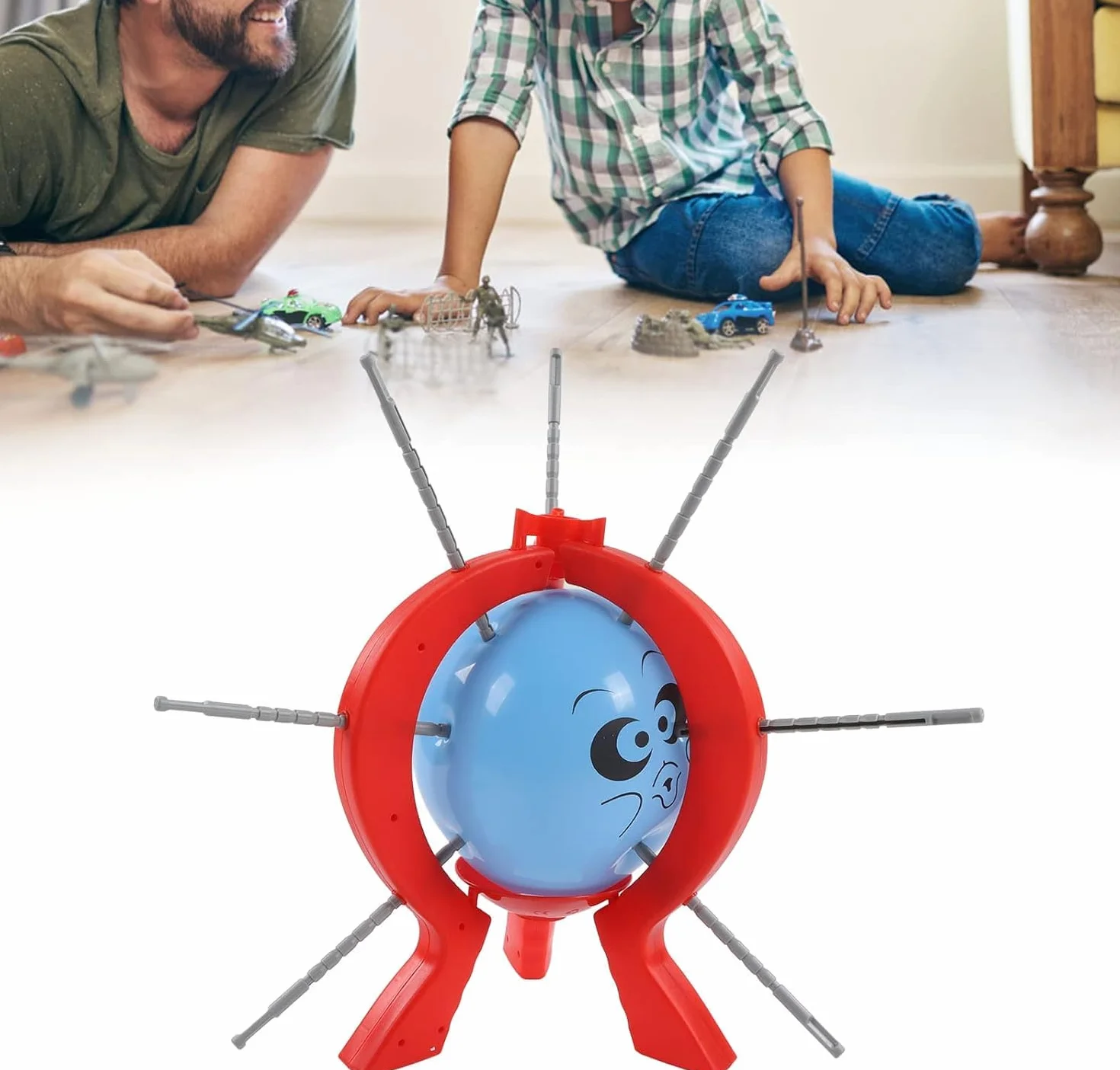 Dilwe Juego de RáFaga de Globos, Juguete de Pinchazo de Globo Interactivo para Fiesta de niñOs de Escritorio, Juego de Mesa para niñOs de 8 añOs en Adelante