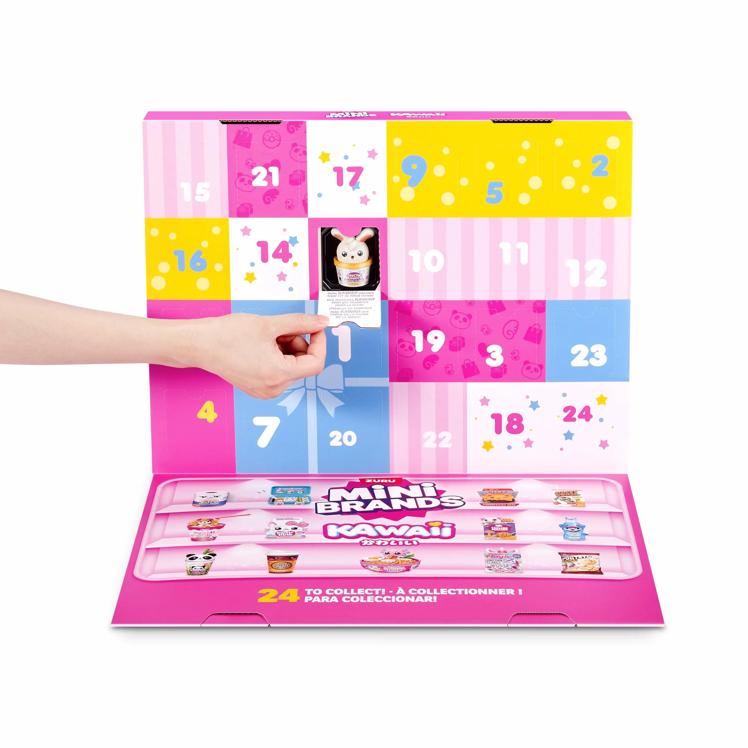 Mini Brands Kawaii Advent Calendar, Juguetes Coleccionables Seaonal para Niñas