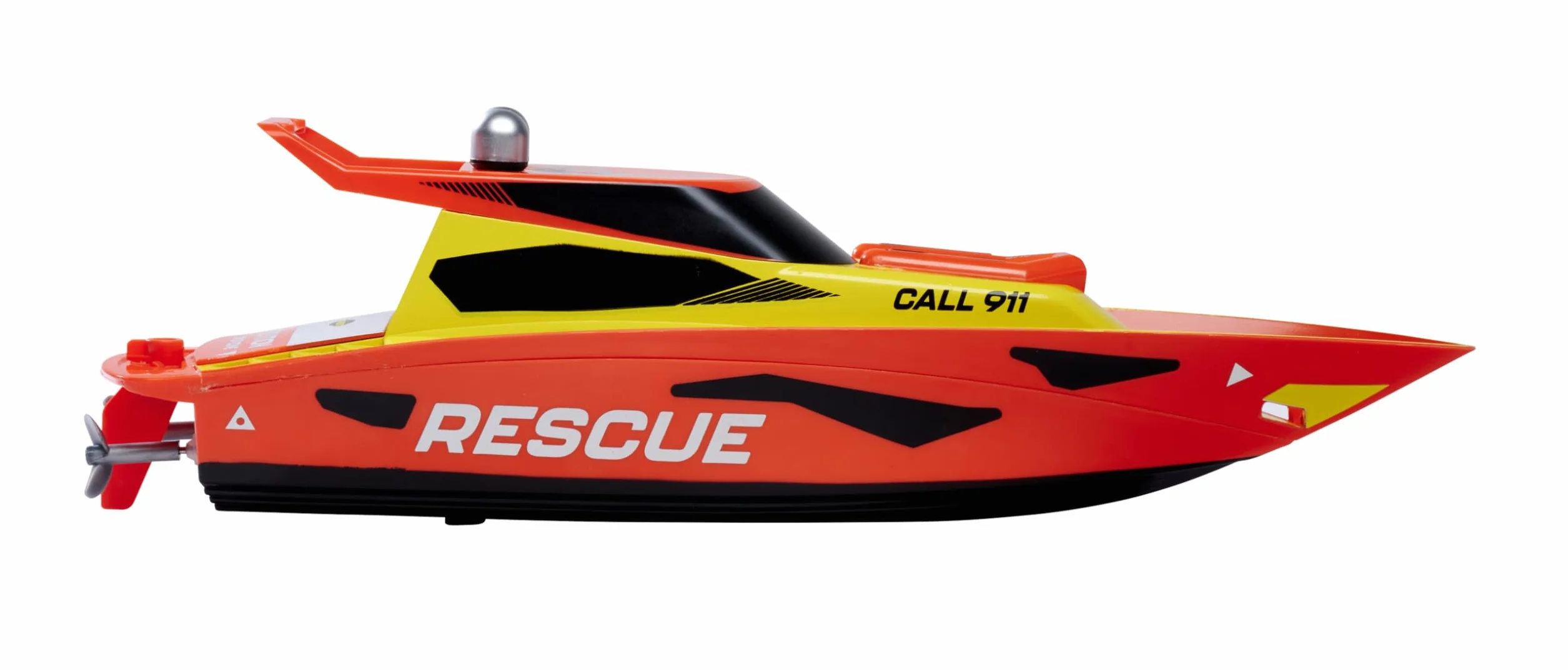 Carson 500108058 RC Rescue 2.4G 100% RTR - Barco teledirigido, Barco RC, Juguete teledirigido para niños y Adultos, Incluye Mando a Distancia