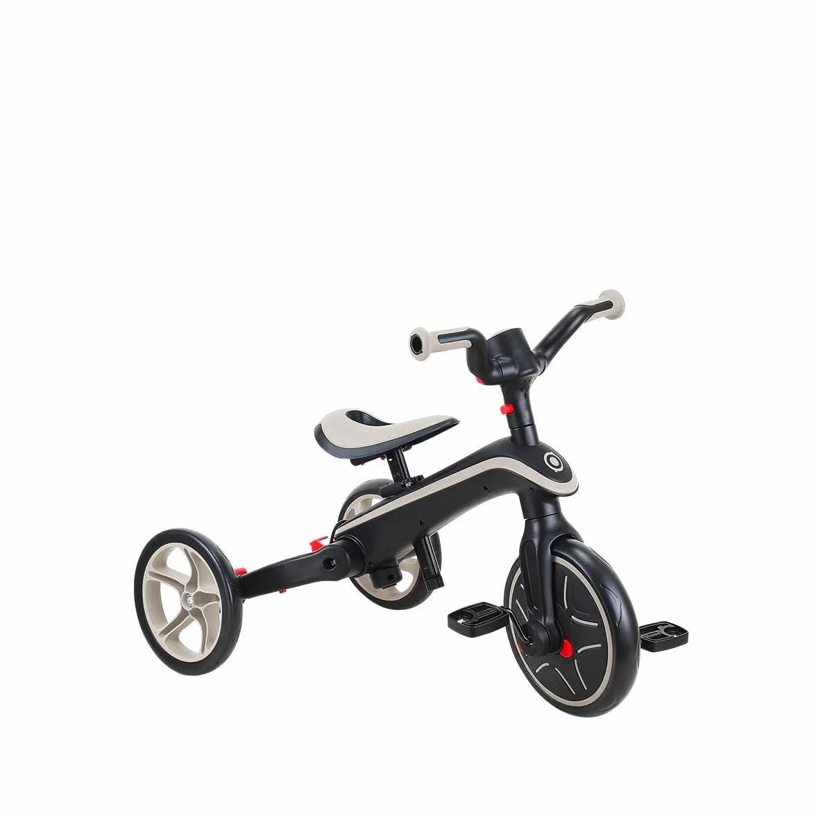 Trottinette enfant Globber Tricycle Explorer 4 en 1 Evolutif et Pliable Taupe